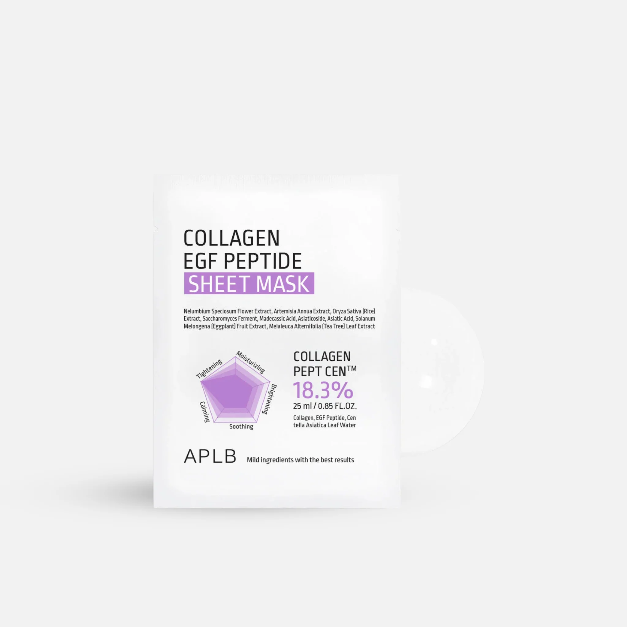 APLB Collagen EGF Peptide Sheet Mask (1pc / 10pcs) - Image 4