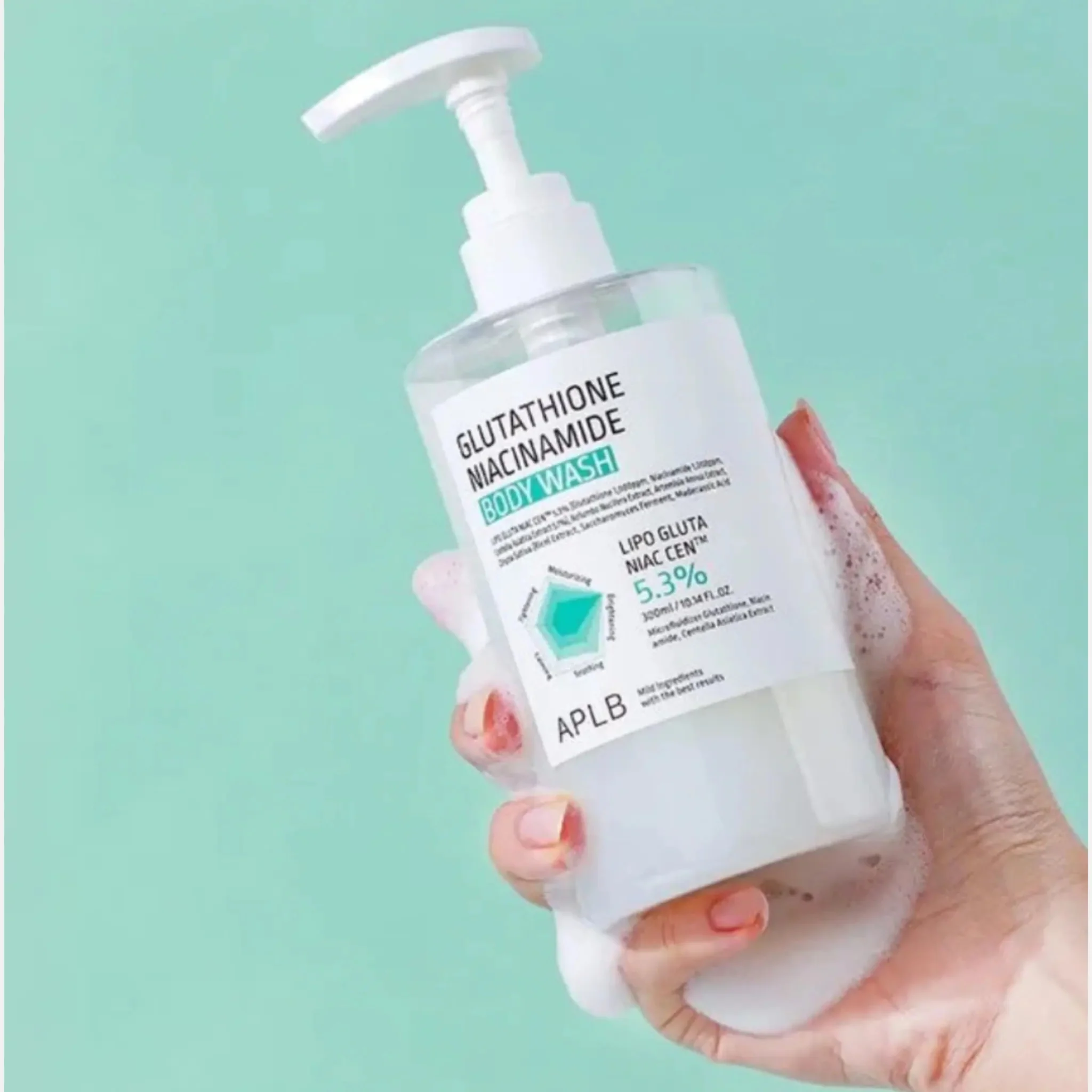 APLB Glutathione Niacinamide Body Wash 300ml - Image 5