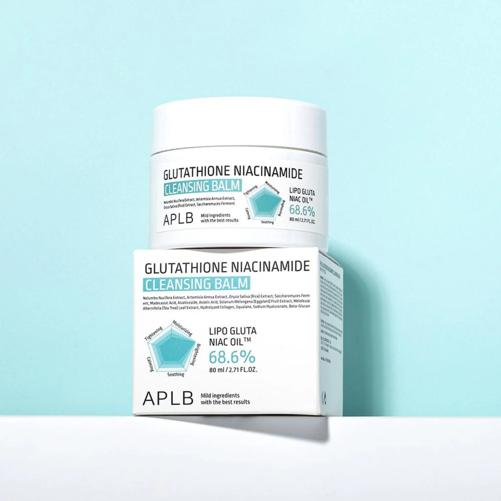 APLB Glutathione Niacinamide Cleansing Balm 80ml - Image 4