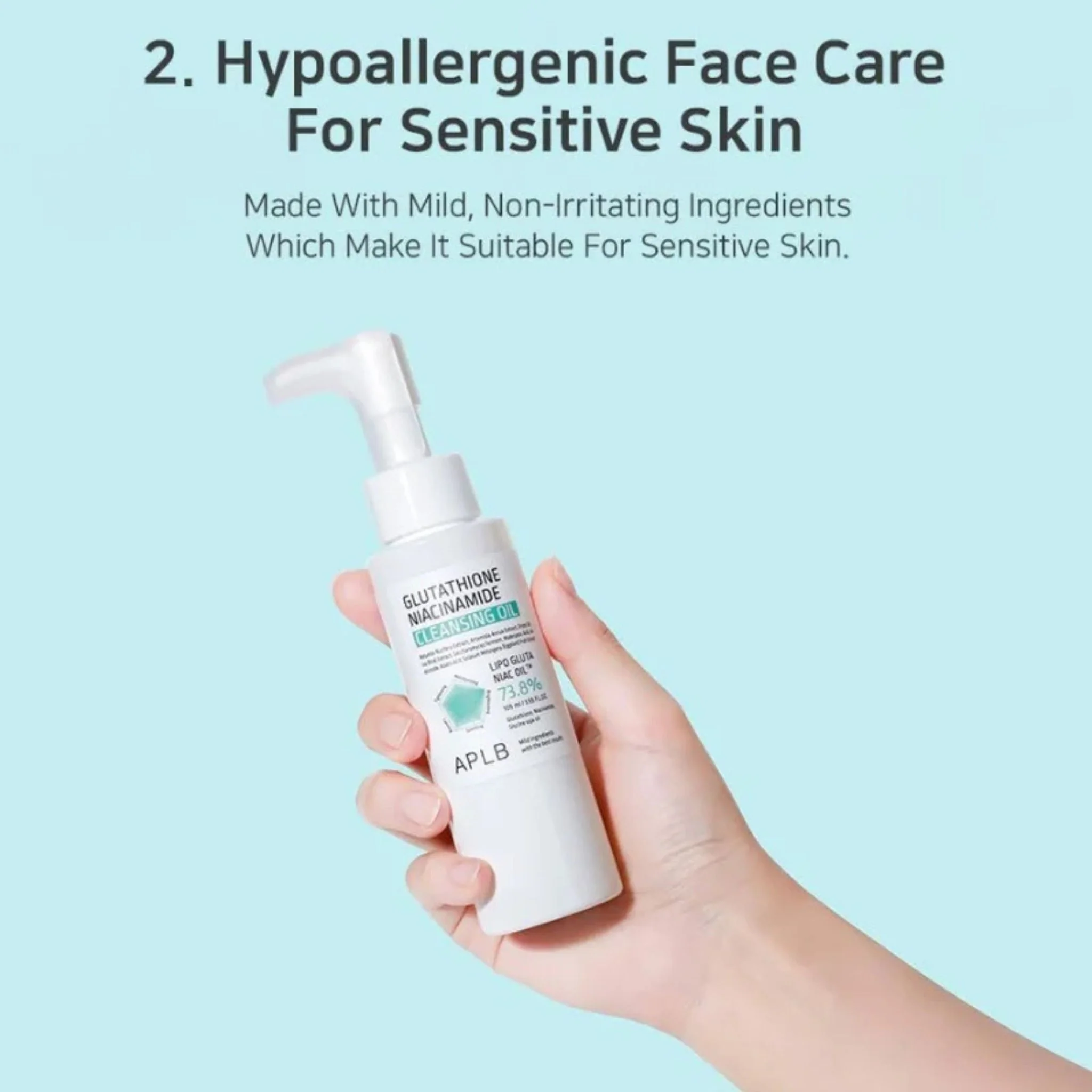 APLB Glutathione Niacinamide Cleansing Oil 105 ml - Image 5