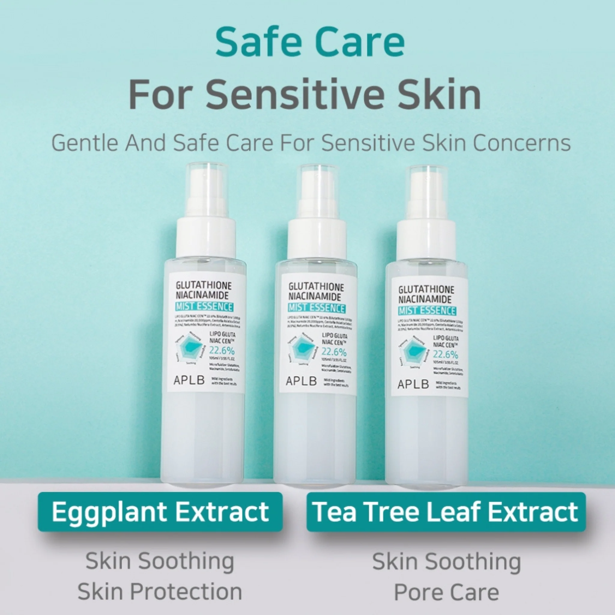 APLB Glutathione Niacinamide Mist Essence 105ml - Image 3