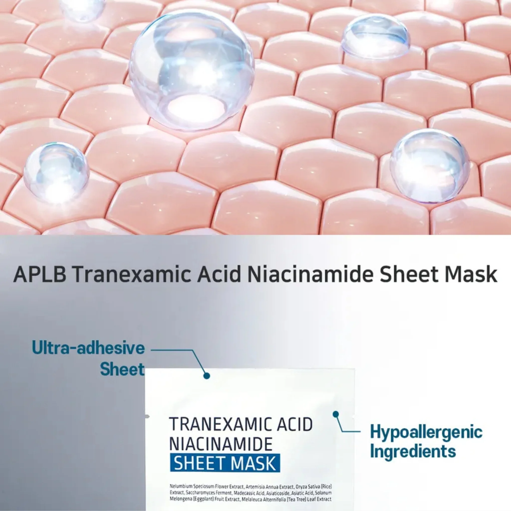 APLB Tranexamic Acid Niacinamide Sheet Mask (1pc / 10pcs) - Image 6