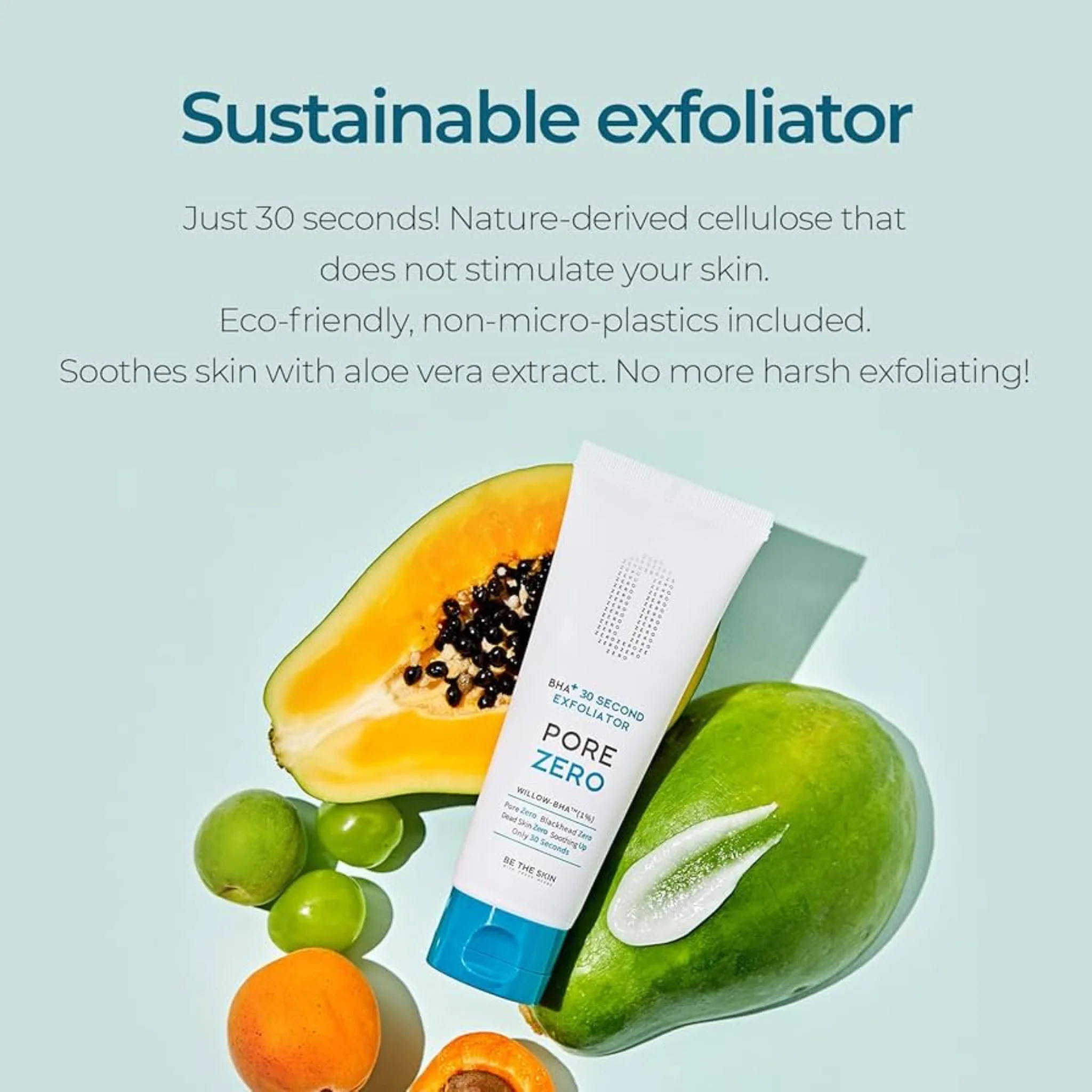 BE THE SKIN BHA+ Pore Zero 30‑Second Exfoliator 100g - Image 4