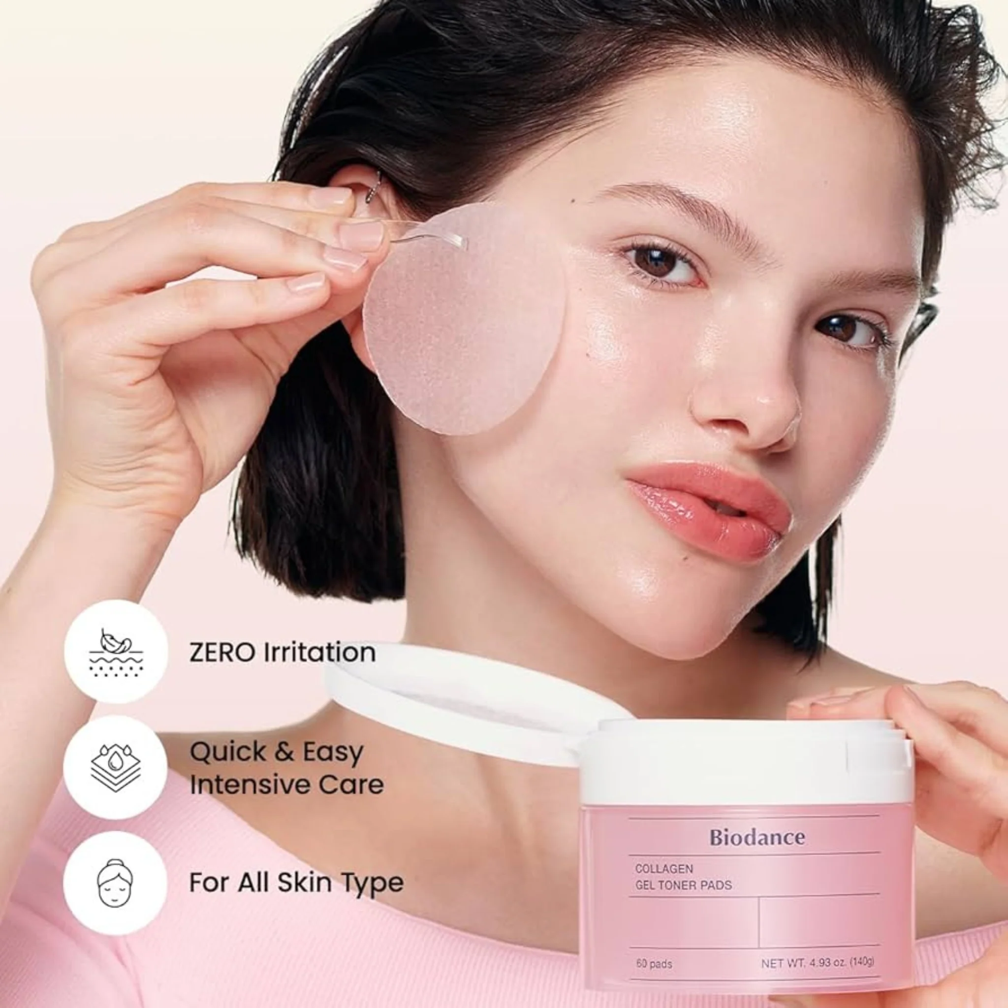BIODANCE Collagen Gel Toner Pads 60Pads - Image 5