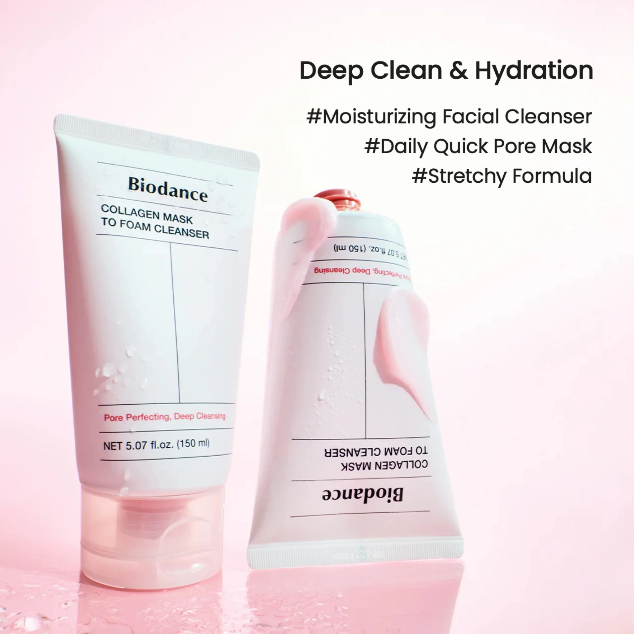 BIODANCE Collagen Mask To Foam Cleanser 150ml - Image 3