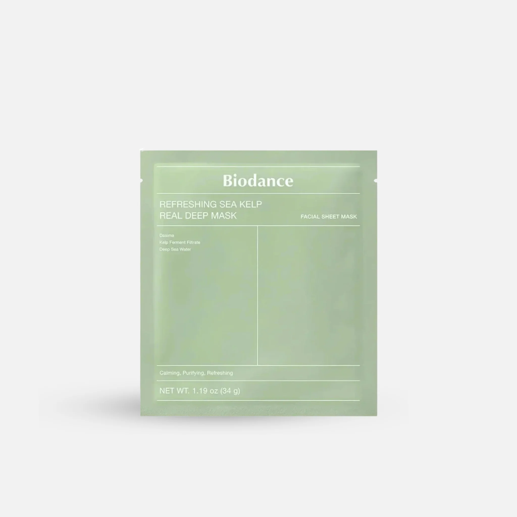 BIODANCE Refreshing Sea Kelp Real Deep Mask (1pc / 4pcs)