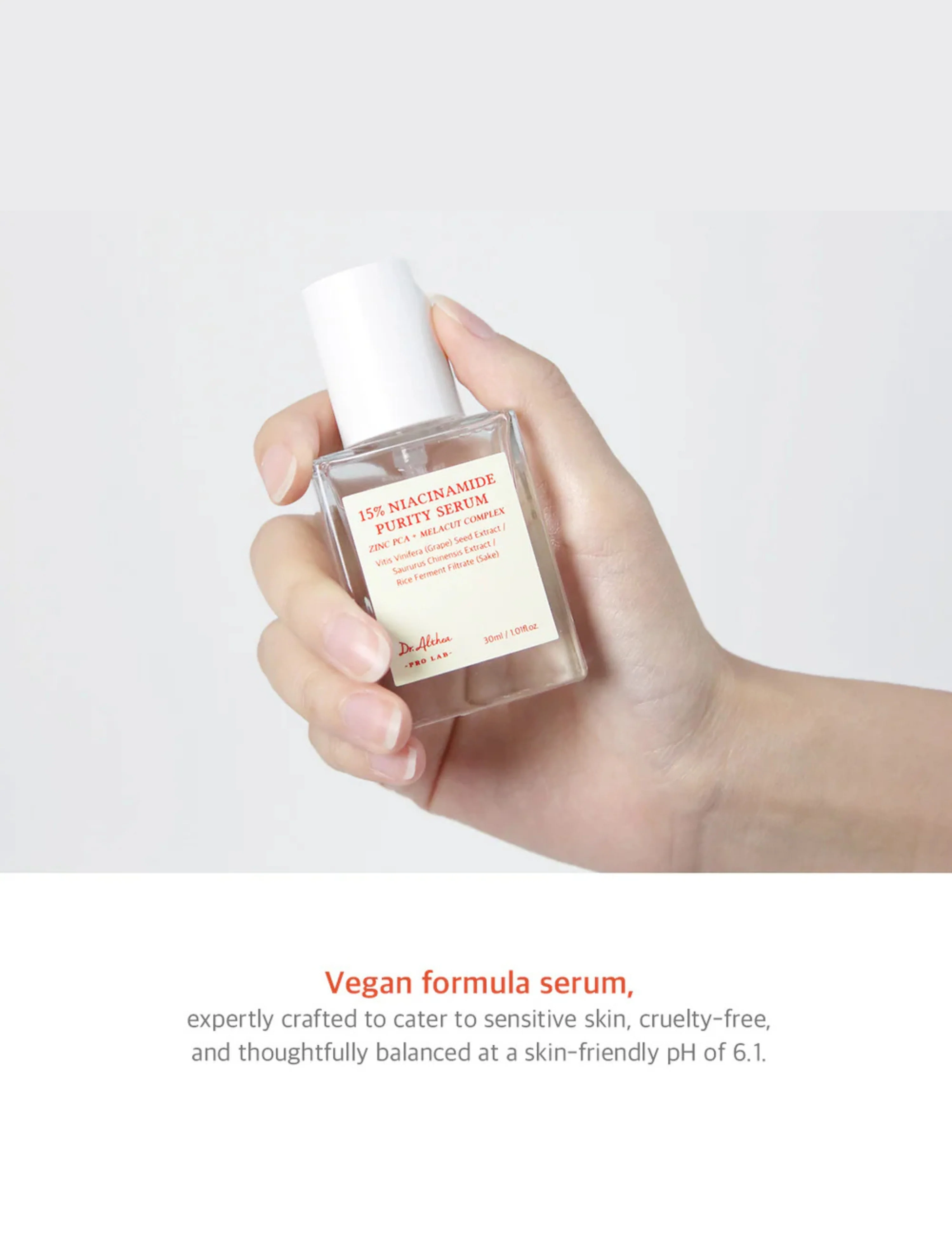 DR.ALTHEA 15% Niacinamide Purity Serum 30ml - Image 4