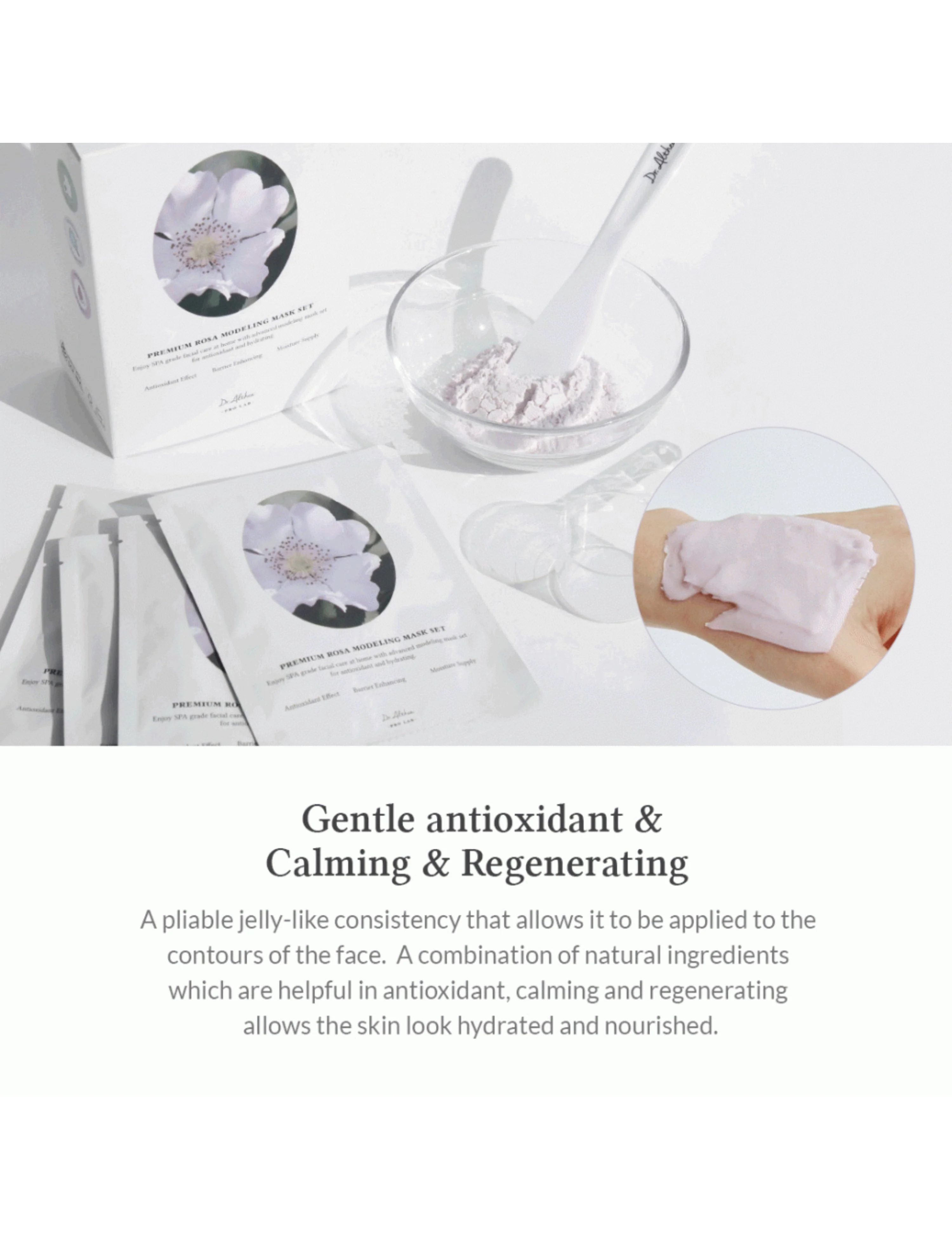 DR.ALTHEA Premium Rosa Modeling Mask Set (25g*5EA) - Image 2