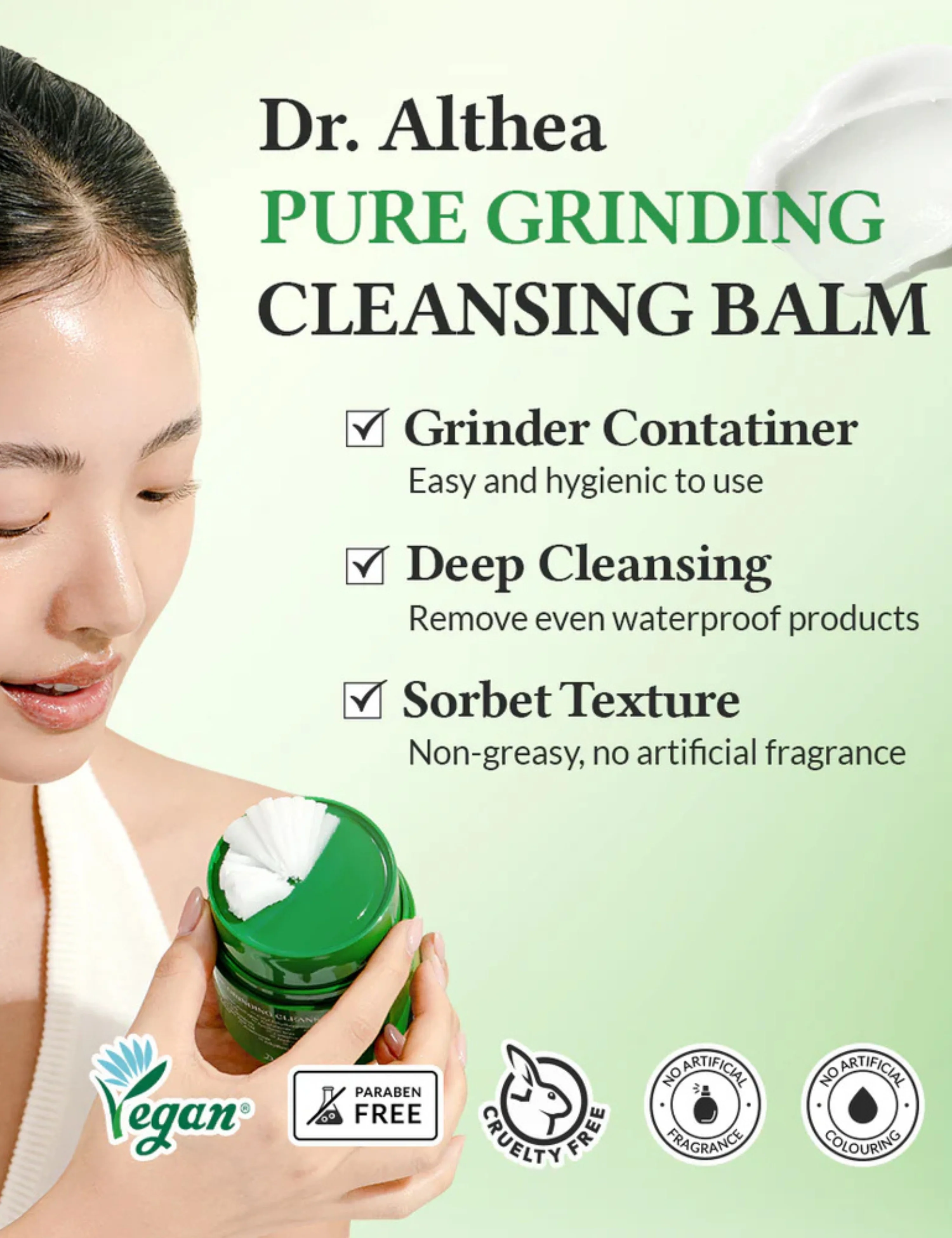 DR.ALTHEA Pure Grinding Cleansing Balm 50ml - Image 2