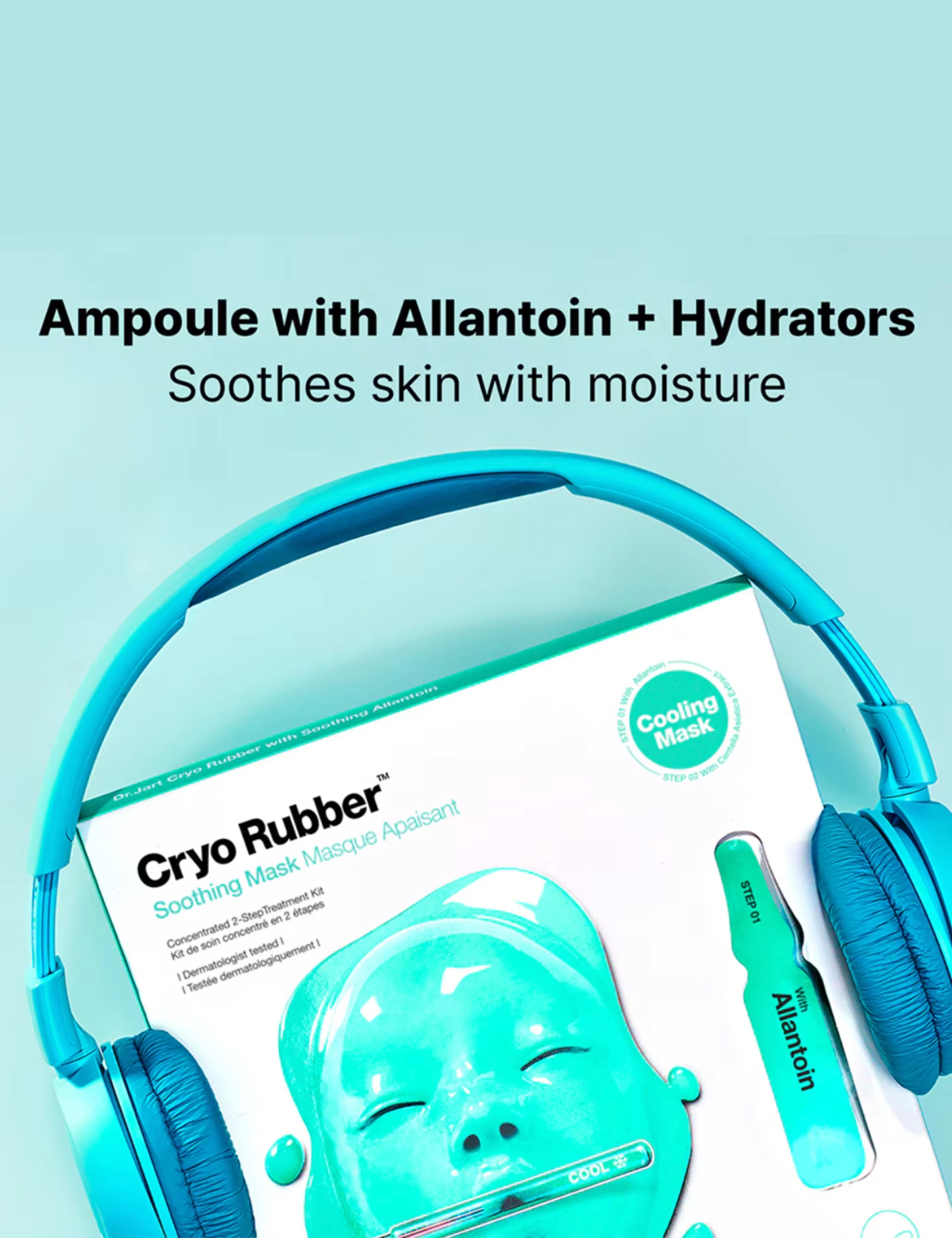 Dr Jart+ Cryo Rubber with Soothing Allantoin Sheet Mask - Image 3