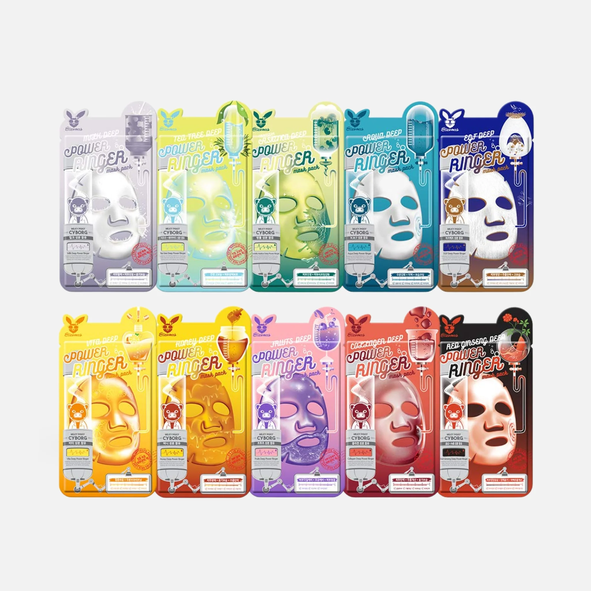 ELIZAVECCA Deep Power Ringer Mask Pack – 1 Sheet (Various)