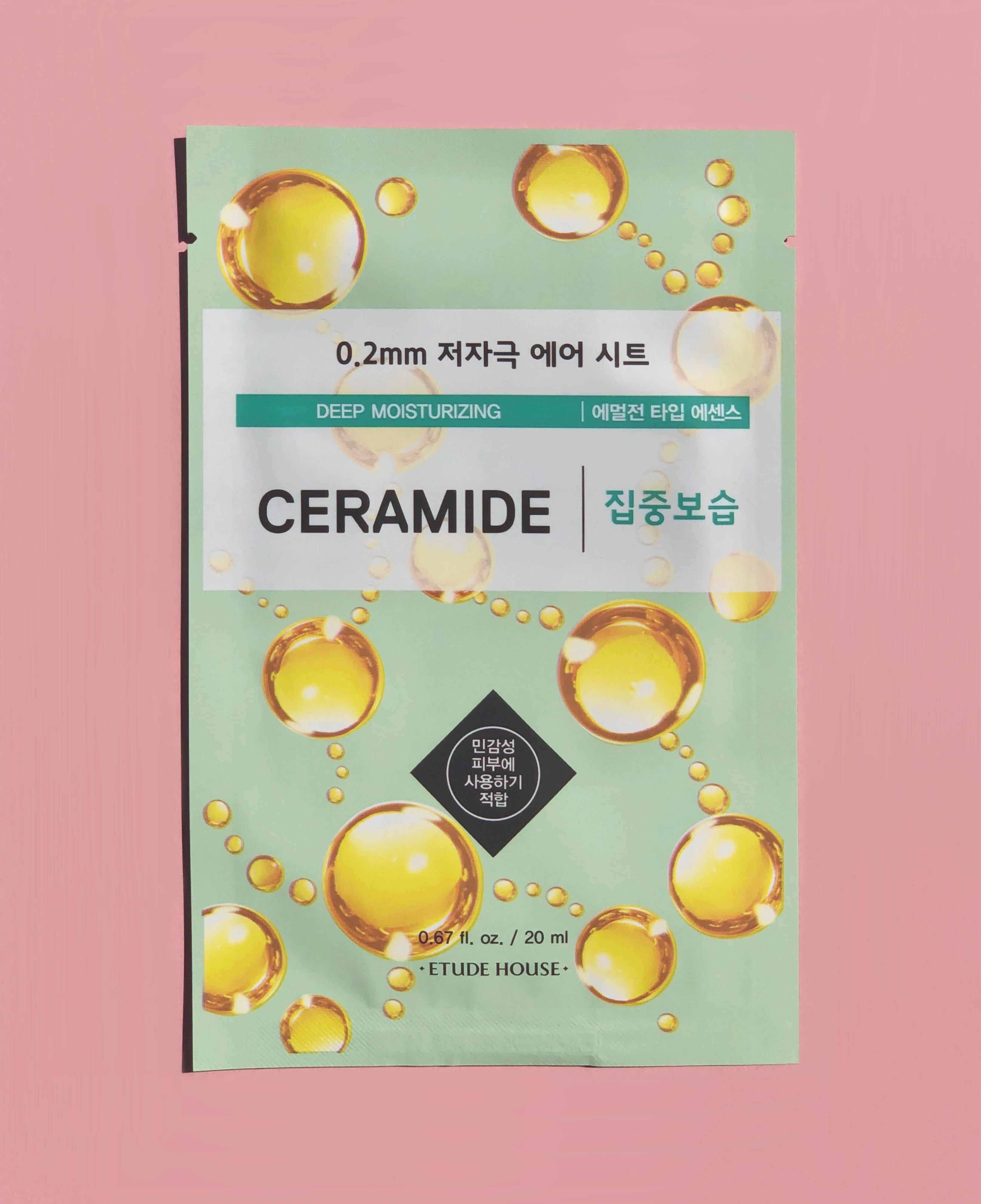 ETUDE HOUSE Ceramide 0.2mm Deep Moisturising Sheet Mask