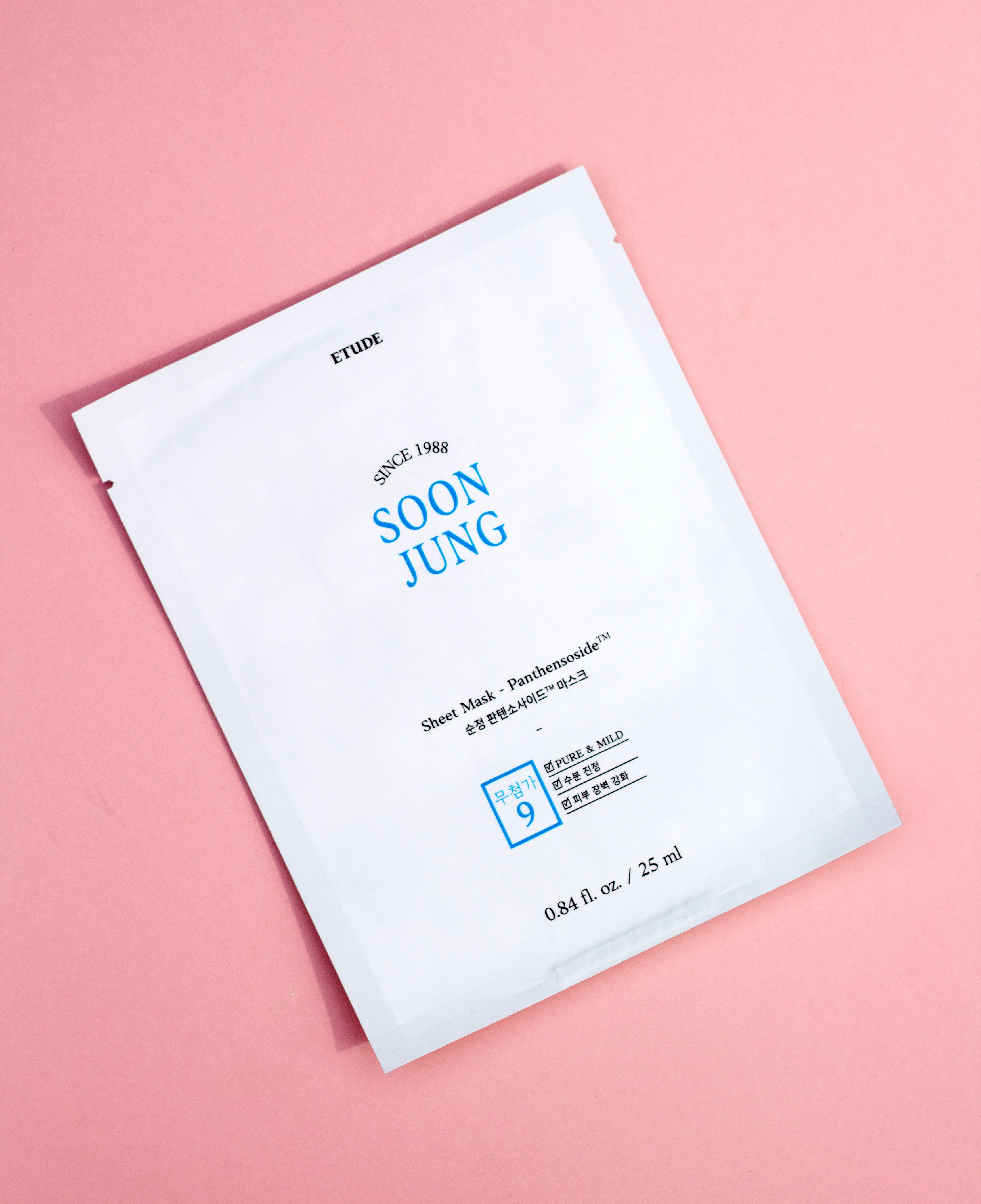 Etude House Soonjung Panthensoside Sheet Mask 25ml