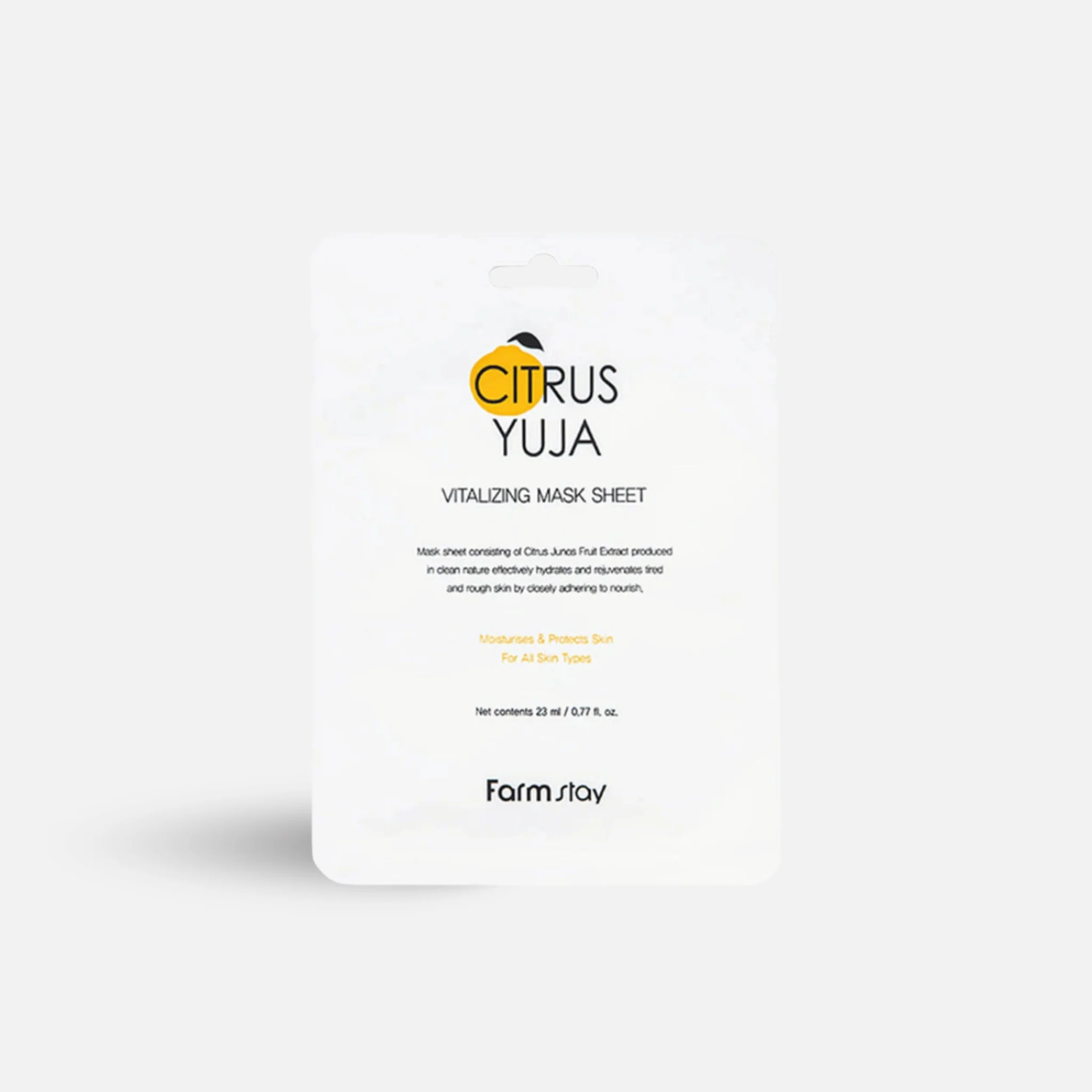 FARM STAY Citrus Yuja Vitalising Sheet Mask