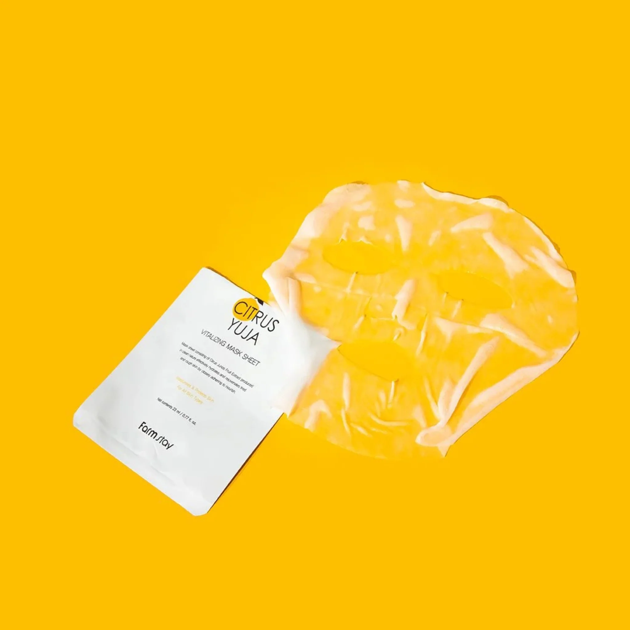 FARM STAY Citrus Yuja Vitalising Sheet Mask - Image 2