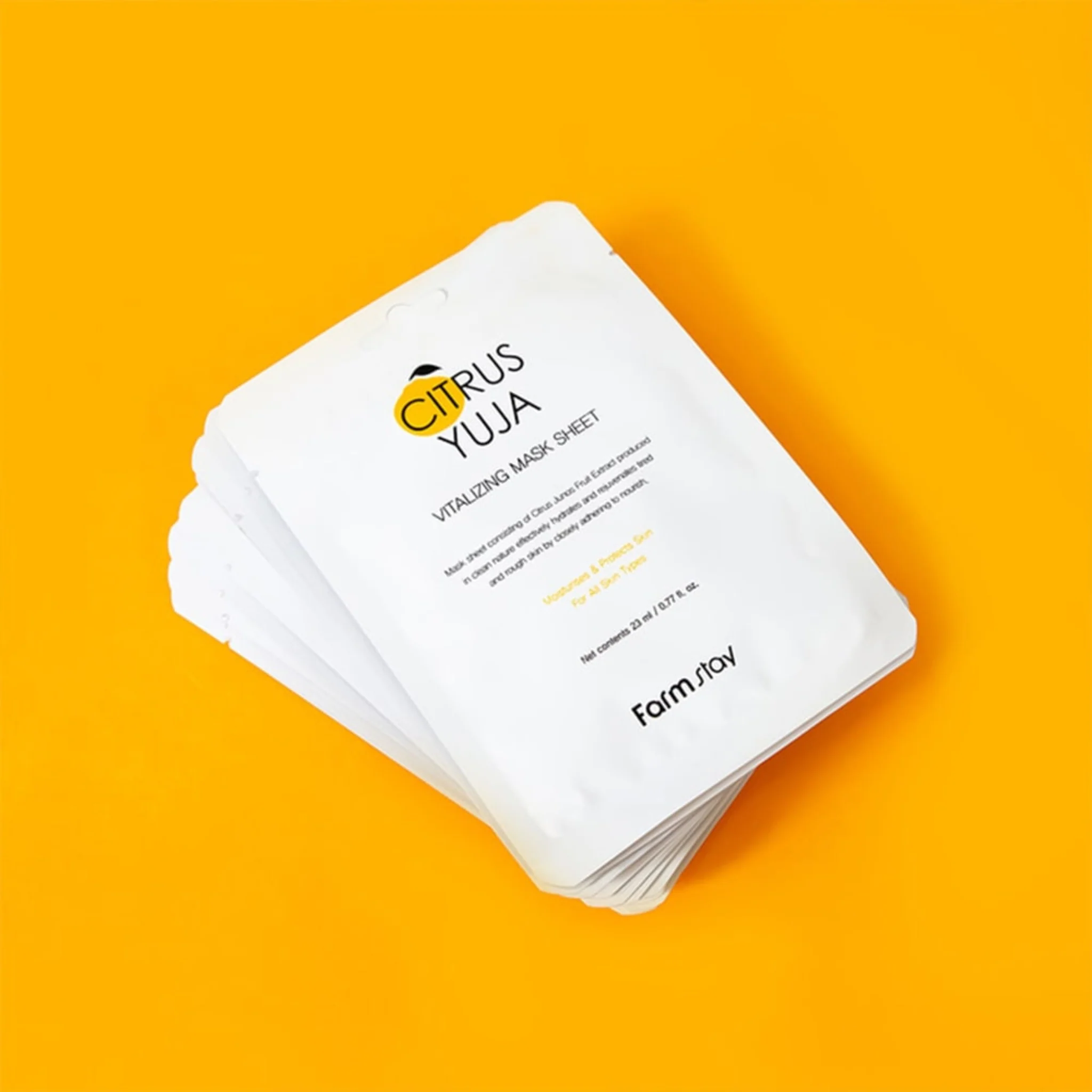 FARM STAY Citrus Yuja Vitalising Sheet Mask - Image 3