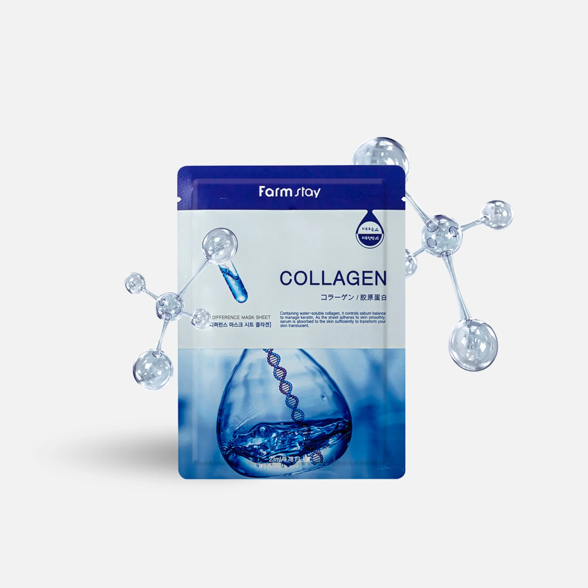 FARM STAY Collagen Essence Sheet Mask - Image 4