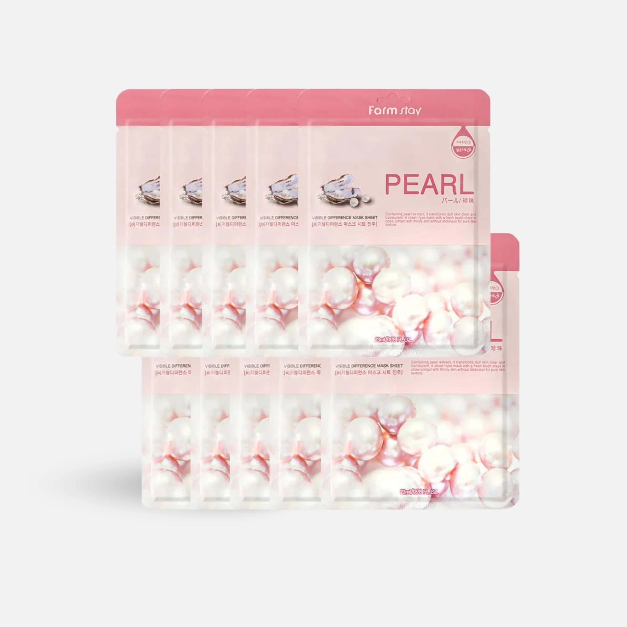 FARM STAY Pearl Visible Difference Mask Sheet - Image 2