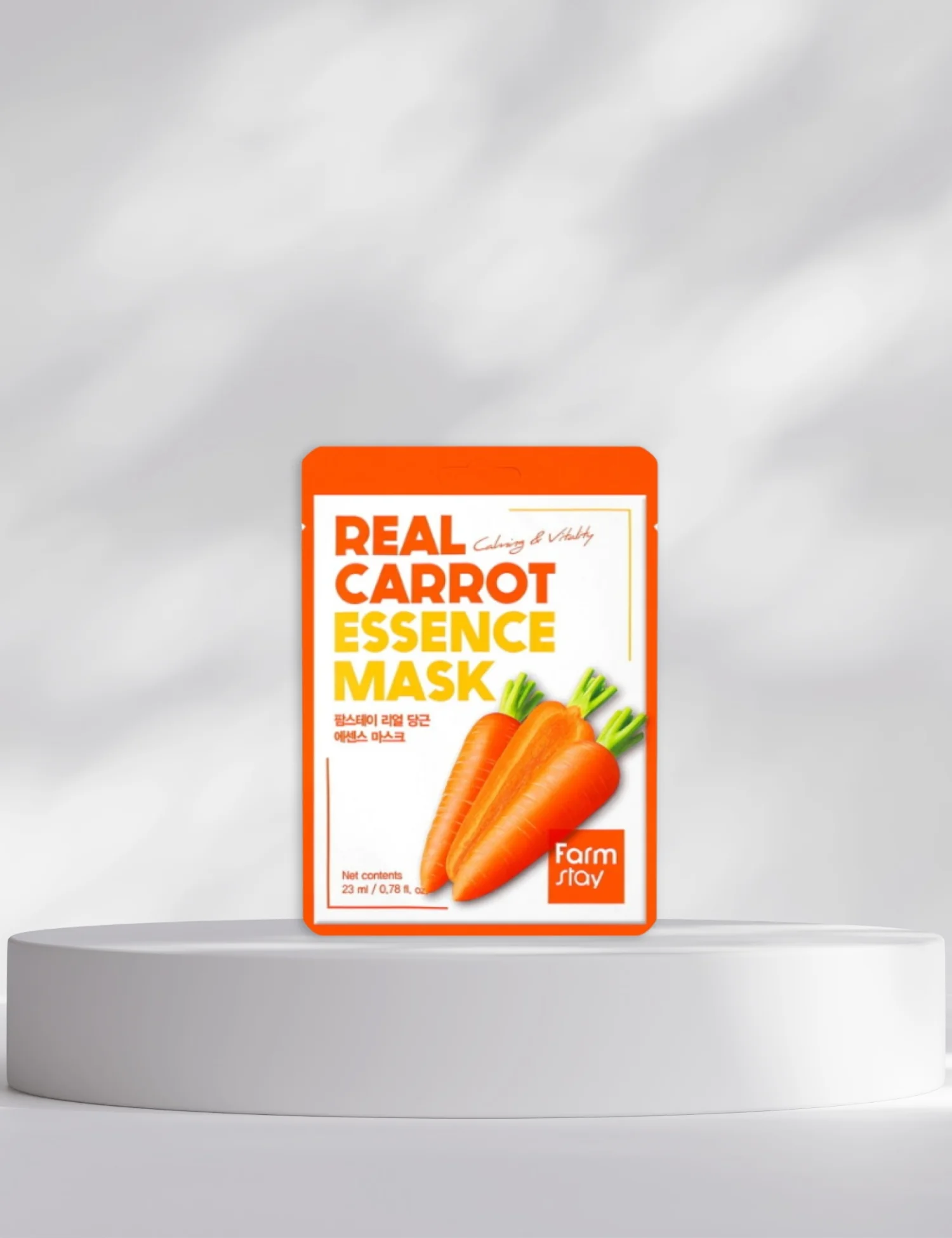 FARM STAY Real Carrot Essence Mask Sheet