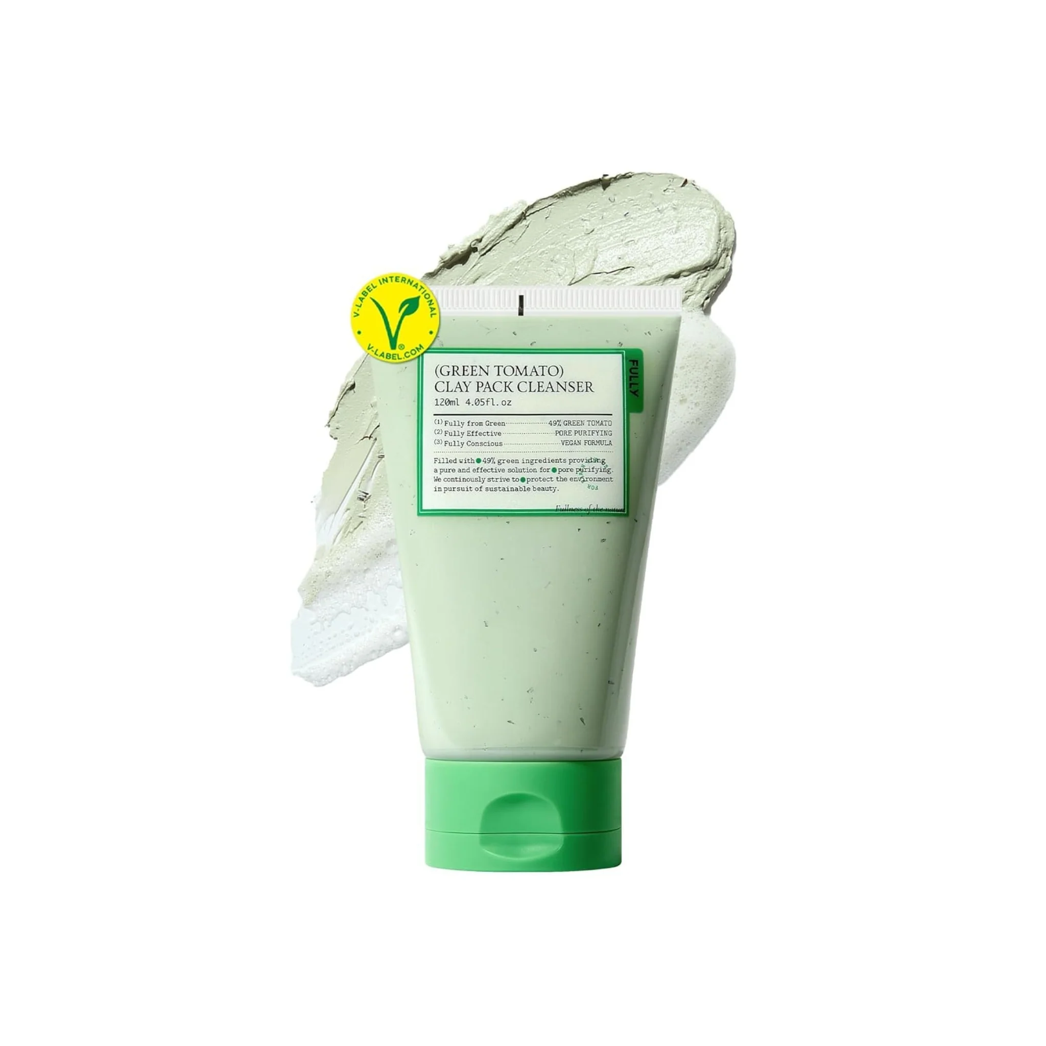 FULLY Green Tomato Clay Pack Cleanser 120ml - Image 2
