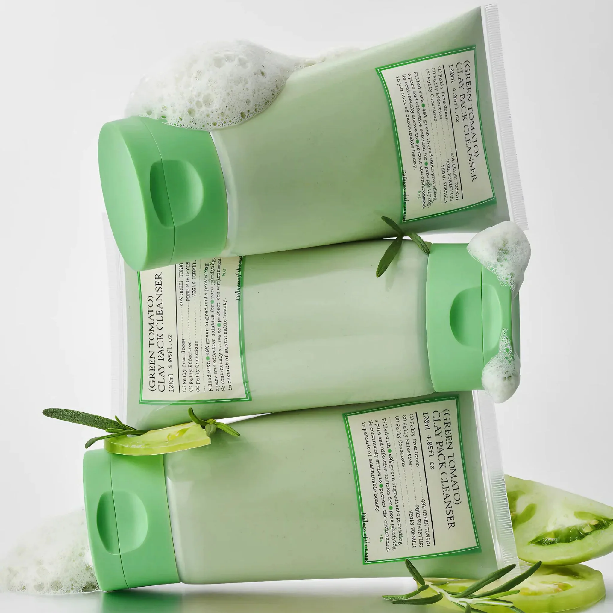 FULLY Green Tomato Clay Pack Cleanser 120ml - Image 4