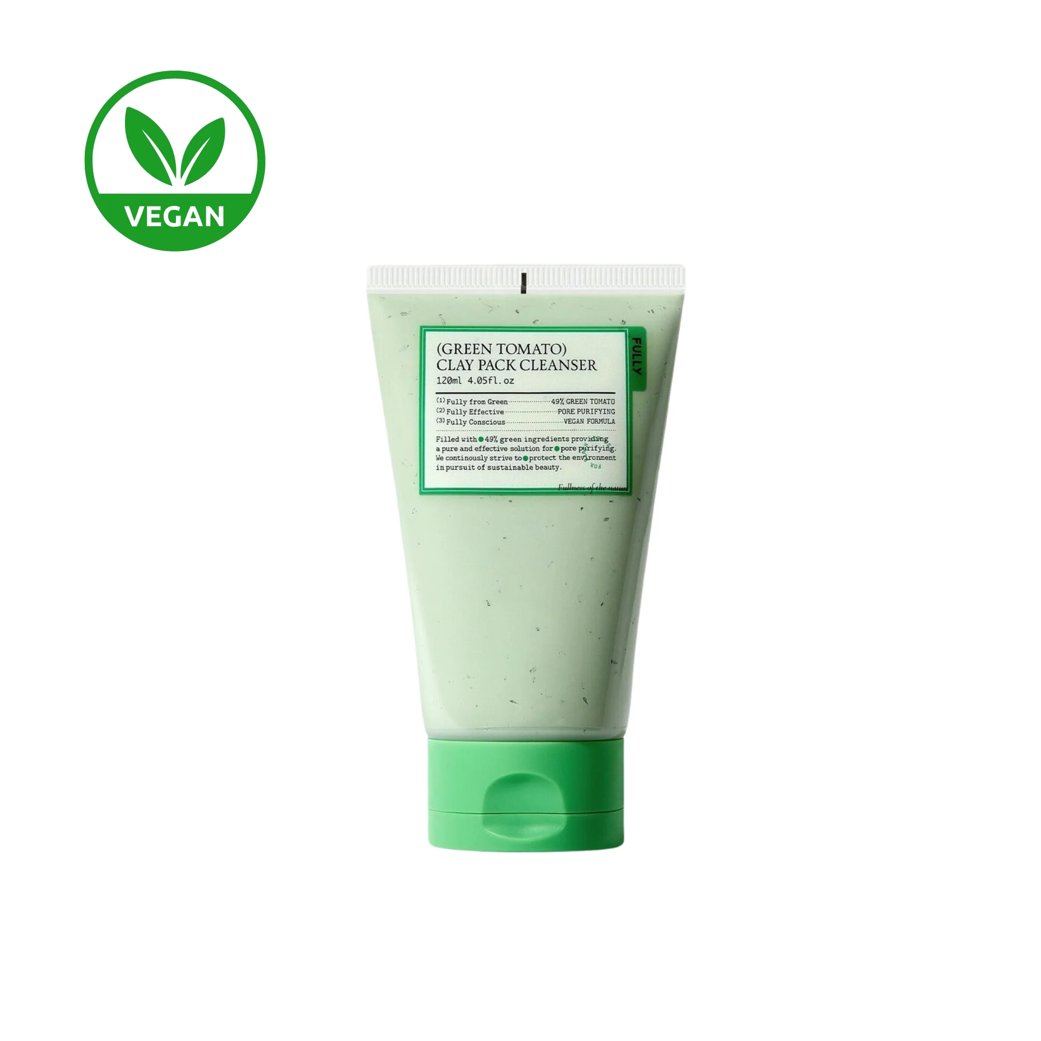 FULLY Green Tomato Clay Pack Cleanser 120ml - Image 5