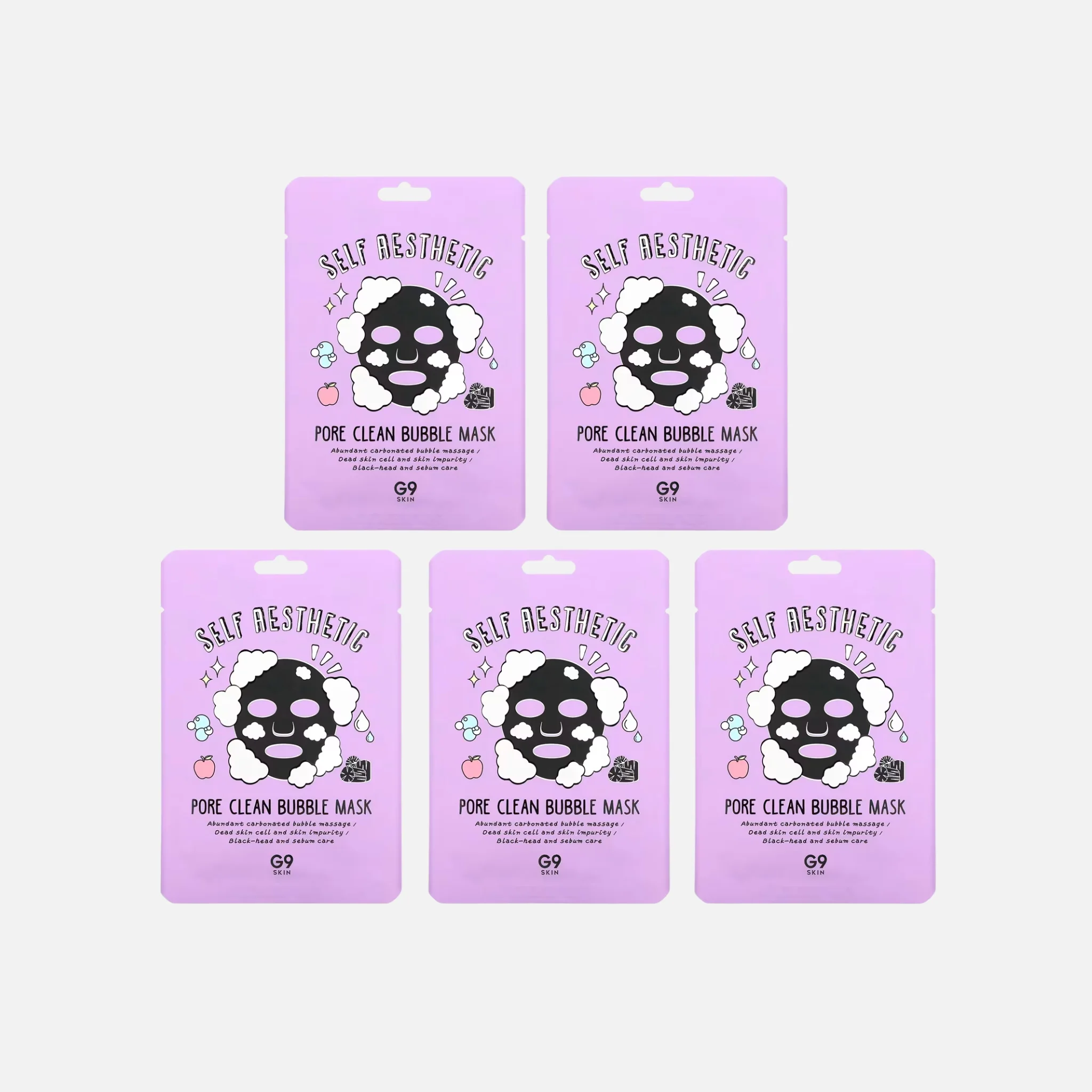 G9 Self Aesthetic Pore Clean Bubble Mask - Image 4