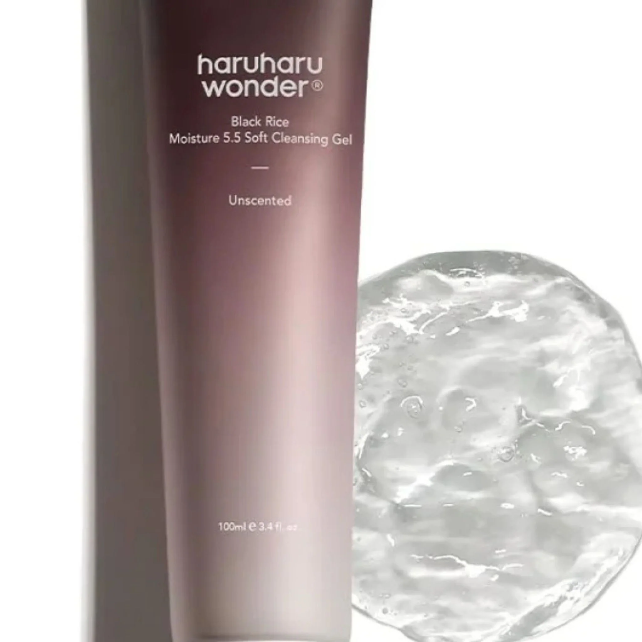 HARUHARU WONDER Black Rice Moisture 5.5 Soft Cleansing Gel 100ml - Image 3