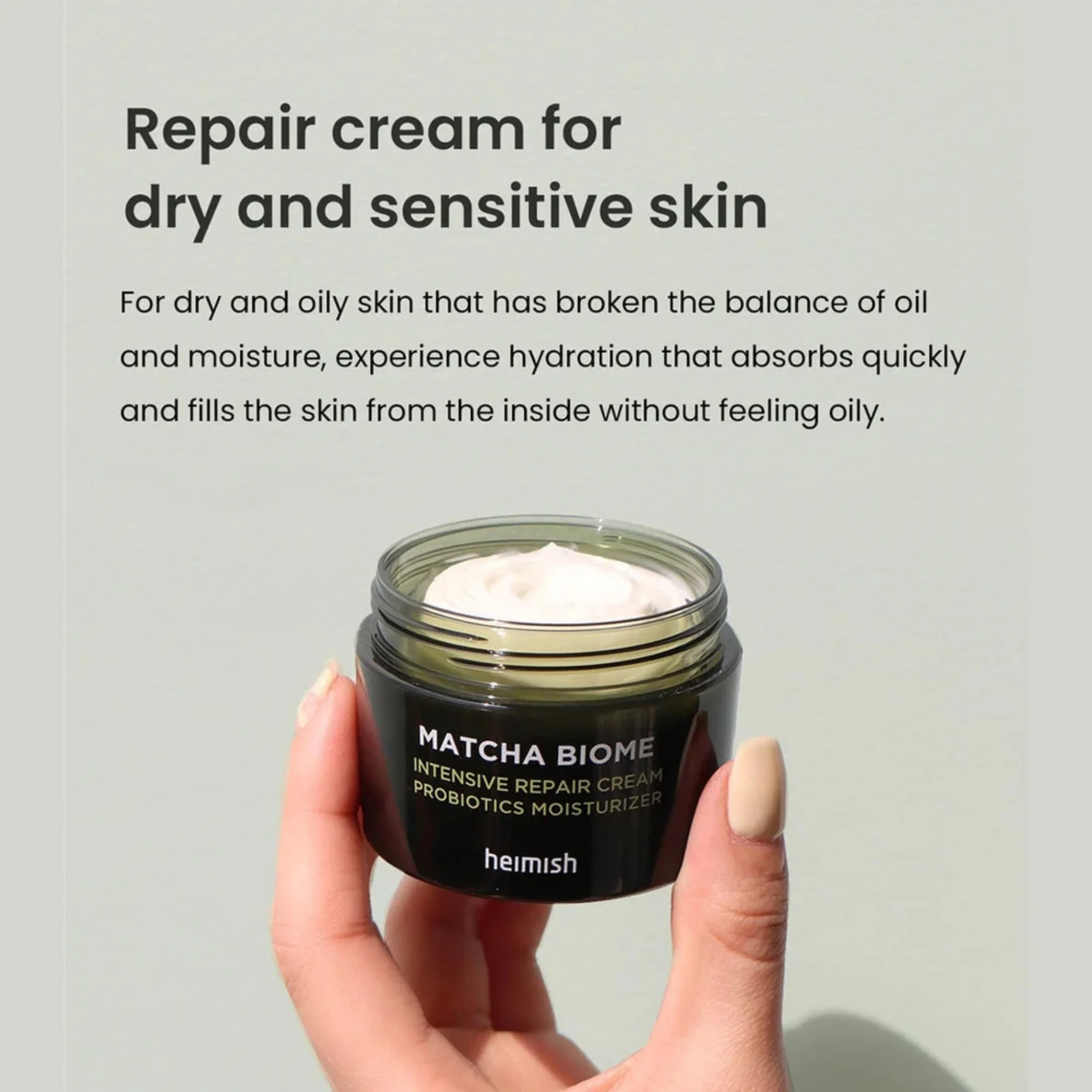 HEIMISH Matcha Biome Intensive Repair Cream 50ml - Image 4