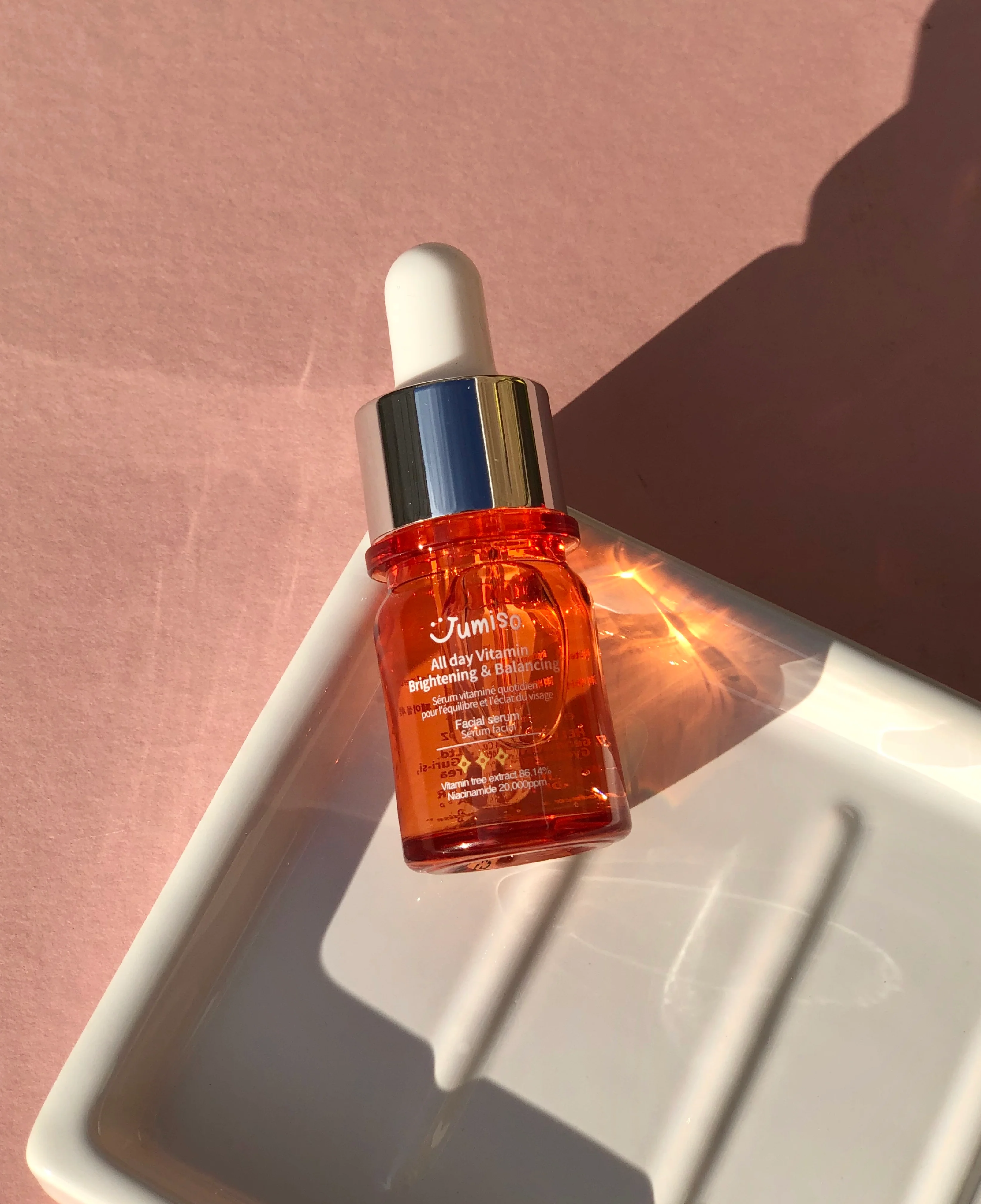 JUMISO All Day Vitamin Brightening & Balancing Facial Serum Trial Size 7ml - Image 5
