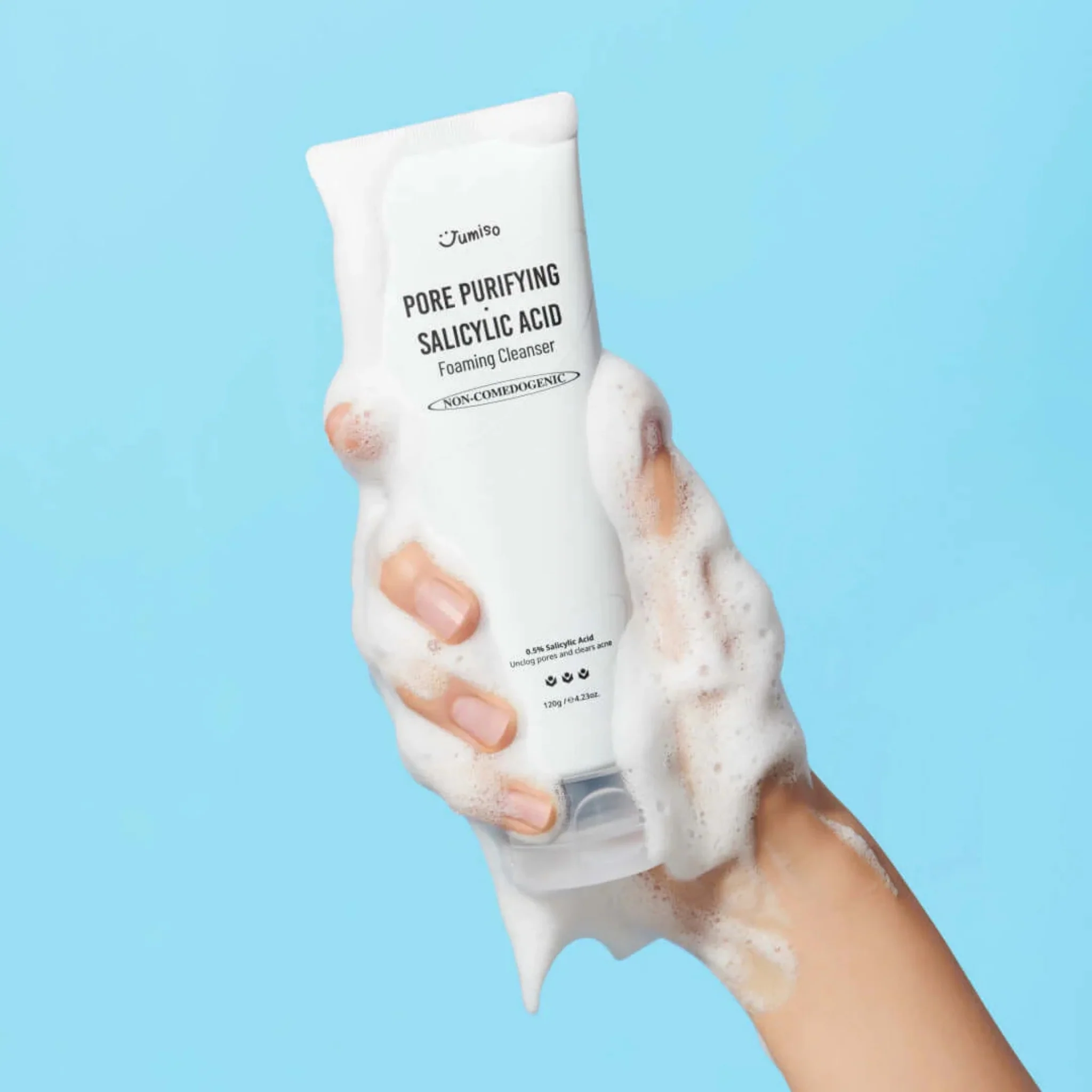 JUMISO Pore-Purifying Salicylic Acid Foaming Cleanser 20g / 120g - Image 4