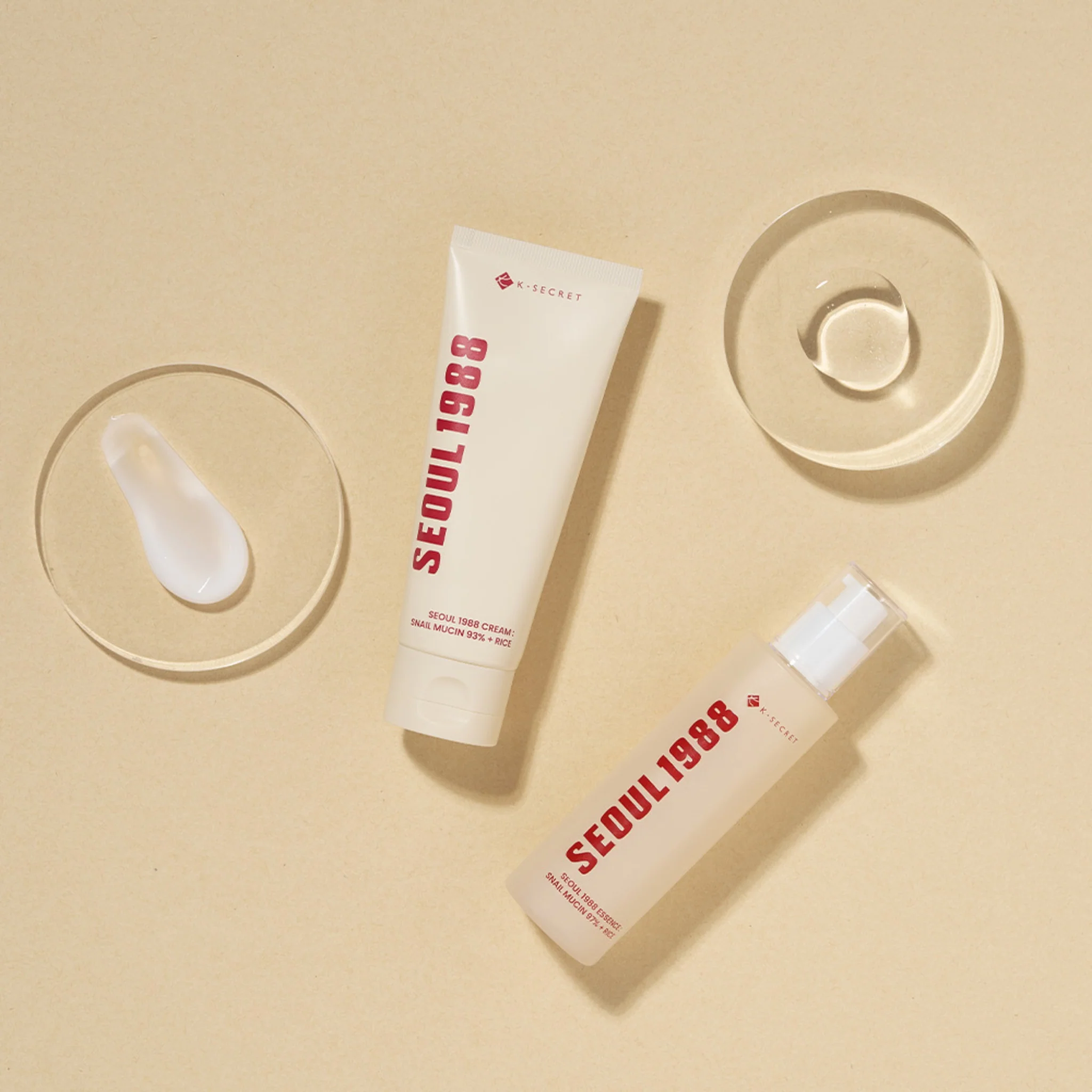 K-SECRET SEOUL 1988 Essence Snail Mucin 97% + Rice 100ml - Image 6
