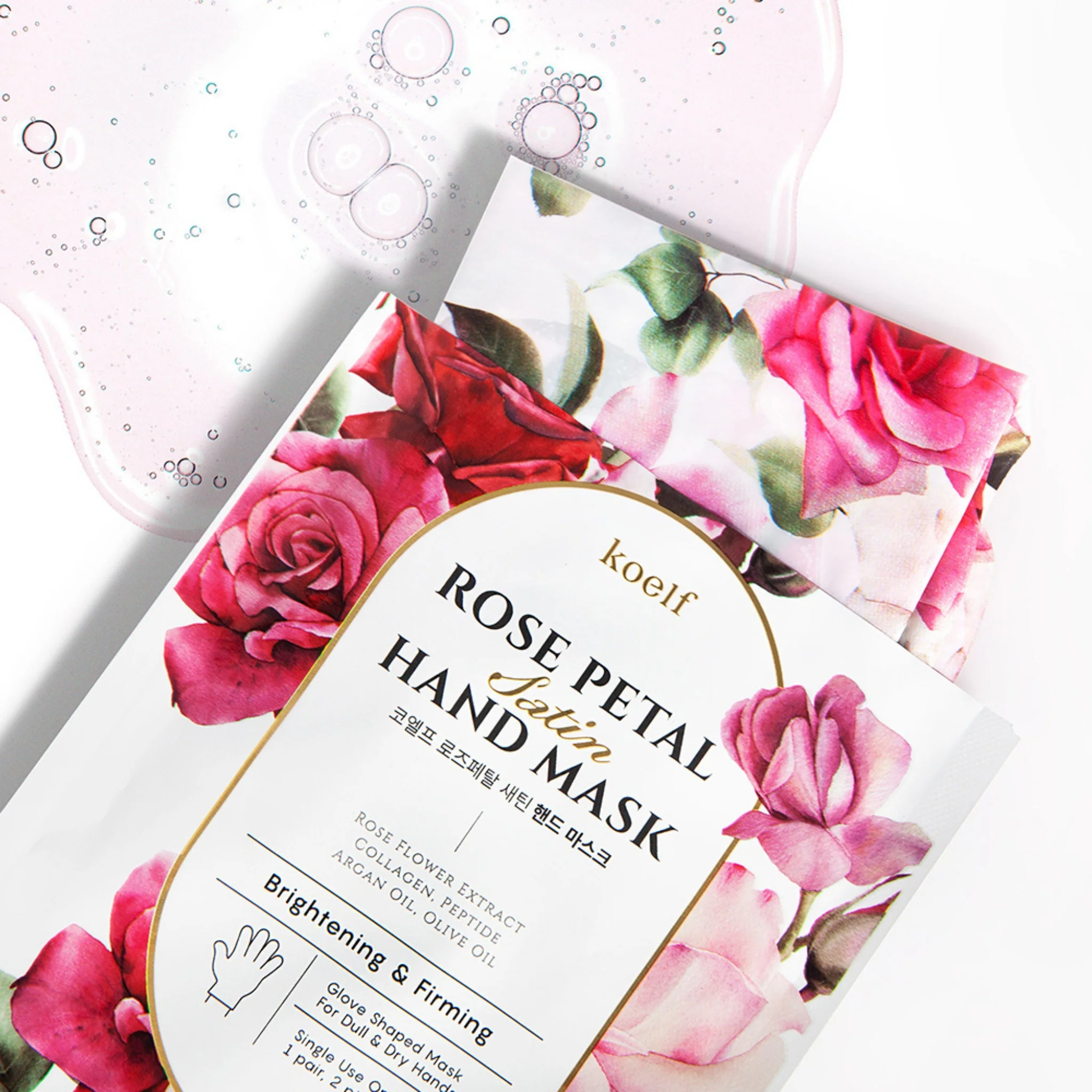 KOELF Rose Petal Hand Mask (1 Pair) - Image 2