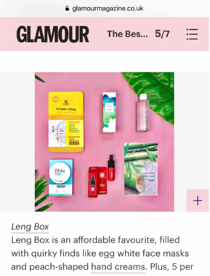 Lengbox Monthly K-Beauty Subscription Box - Image 3