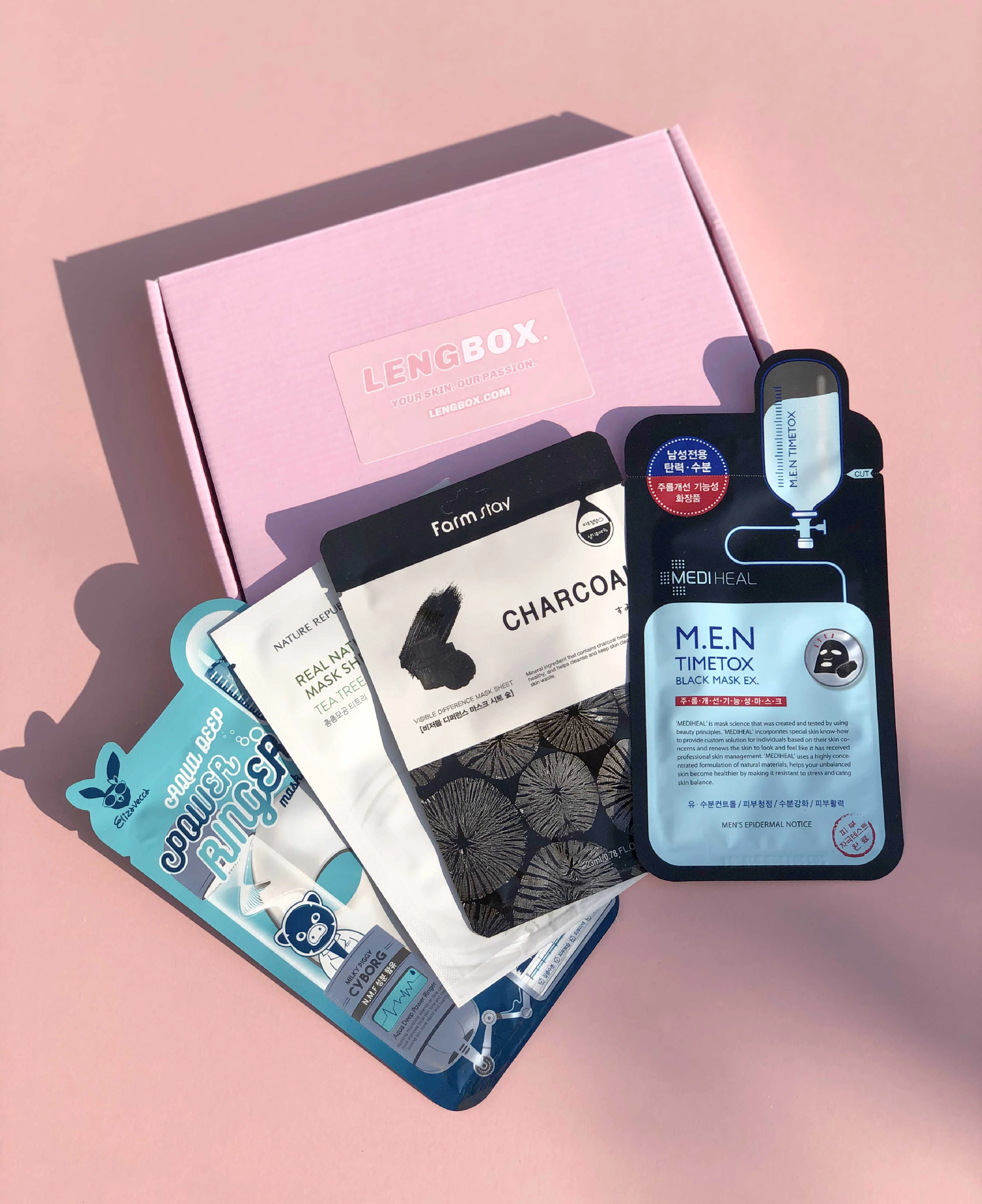 Lengbox Sheet Mask Set For Men