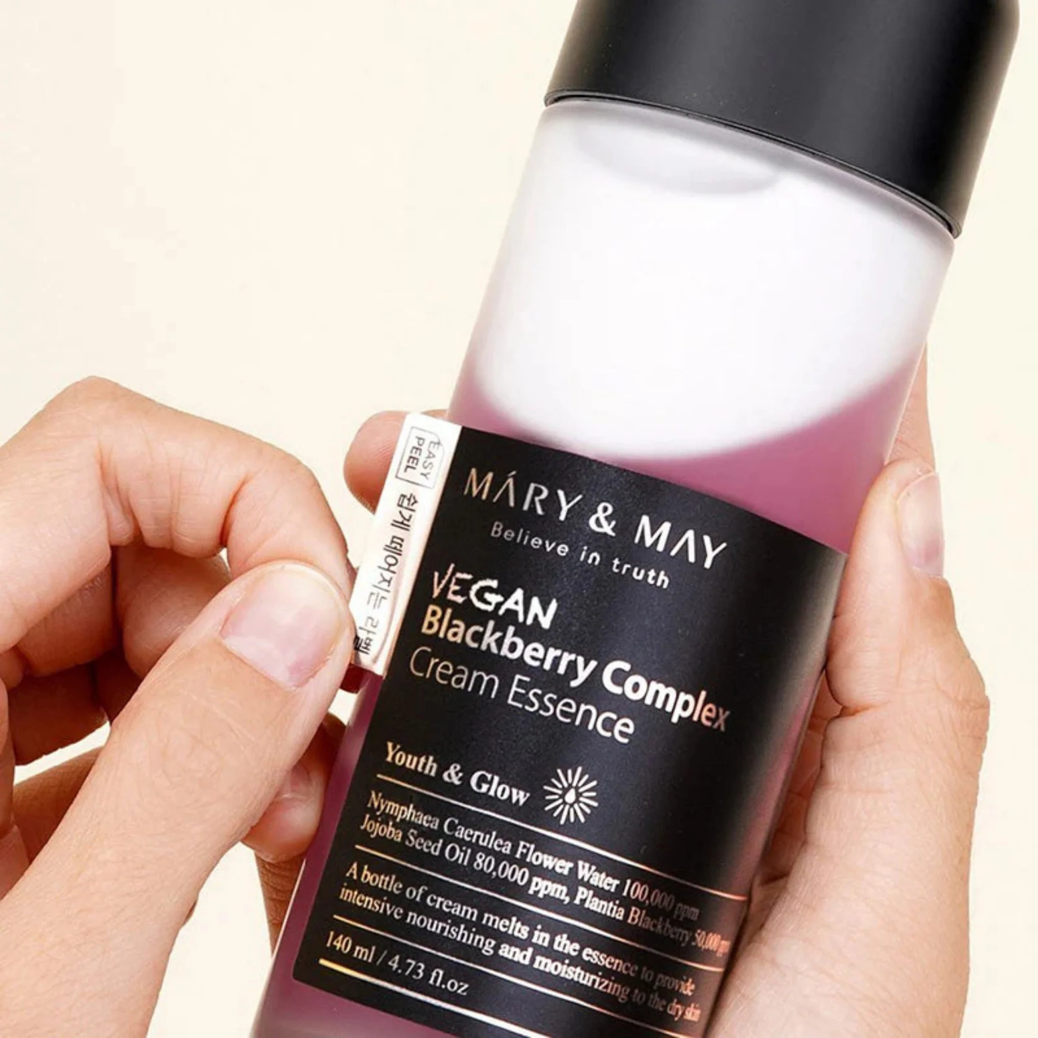 MARY & MAY Vegan Blackberry Complex Cream Essence 30ml / 140ml - Image 3
