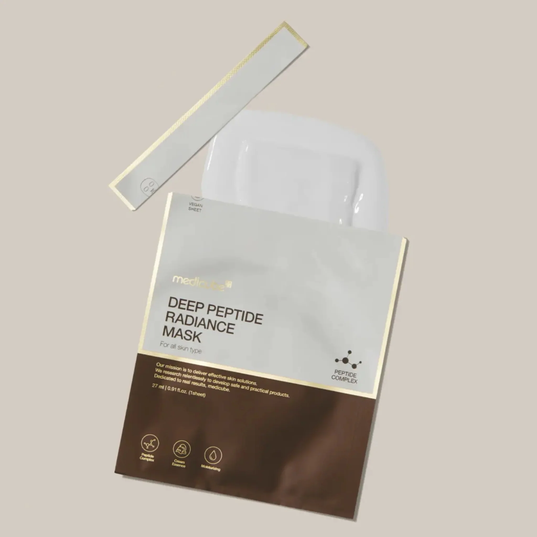 MEDICUBE Deep Peptide Radiance Mask (27ml) - Image 4