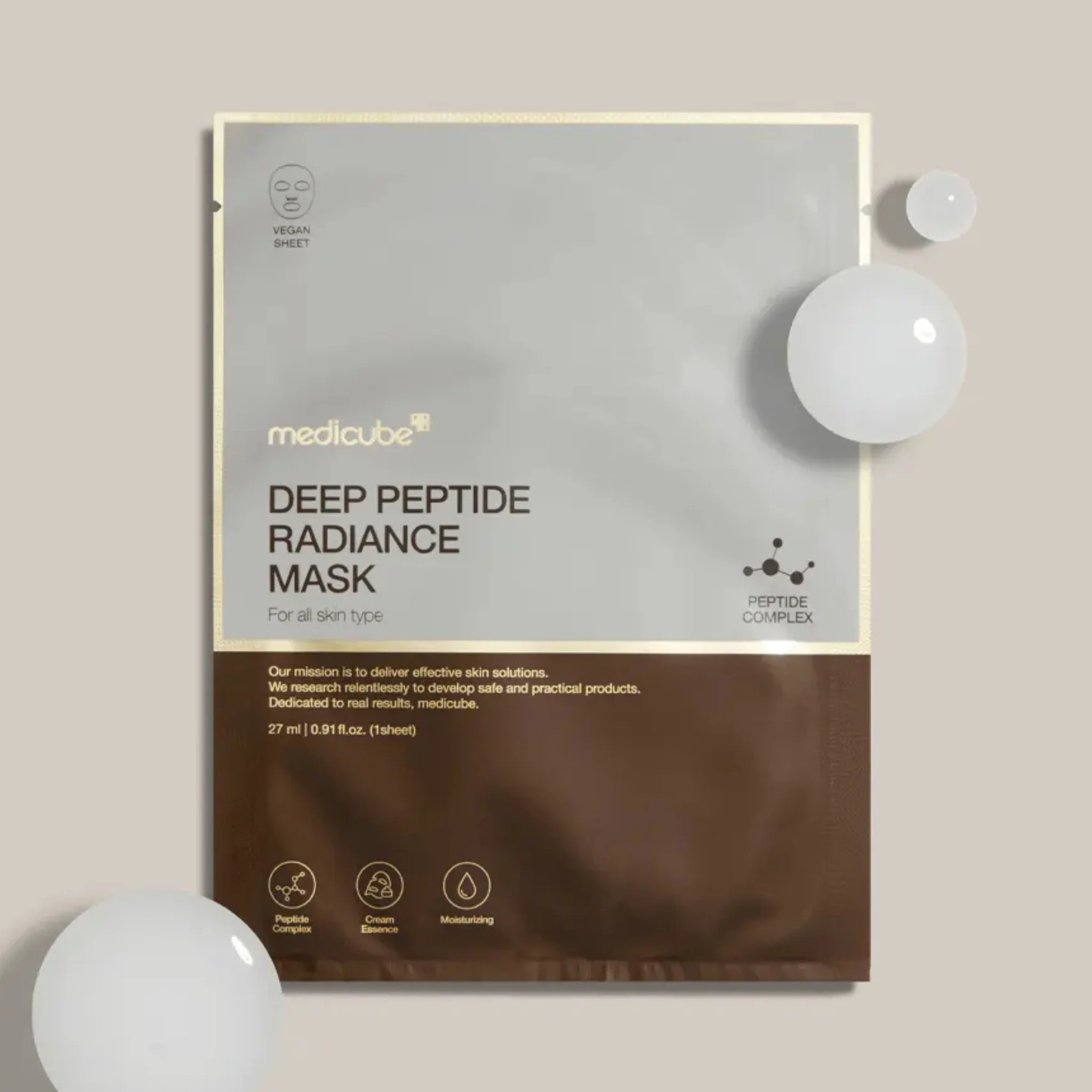 MEDICUBE Deep Peptide Radiance Mask (27ml) - Image 6