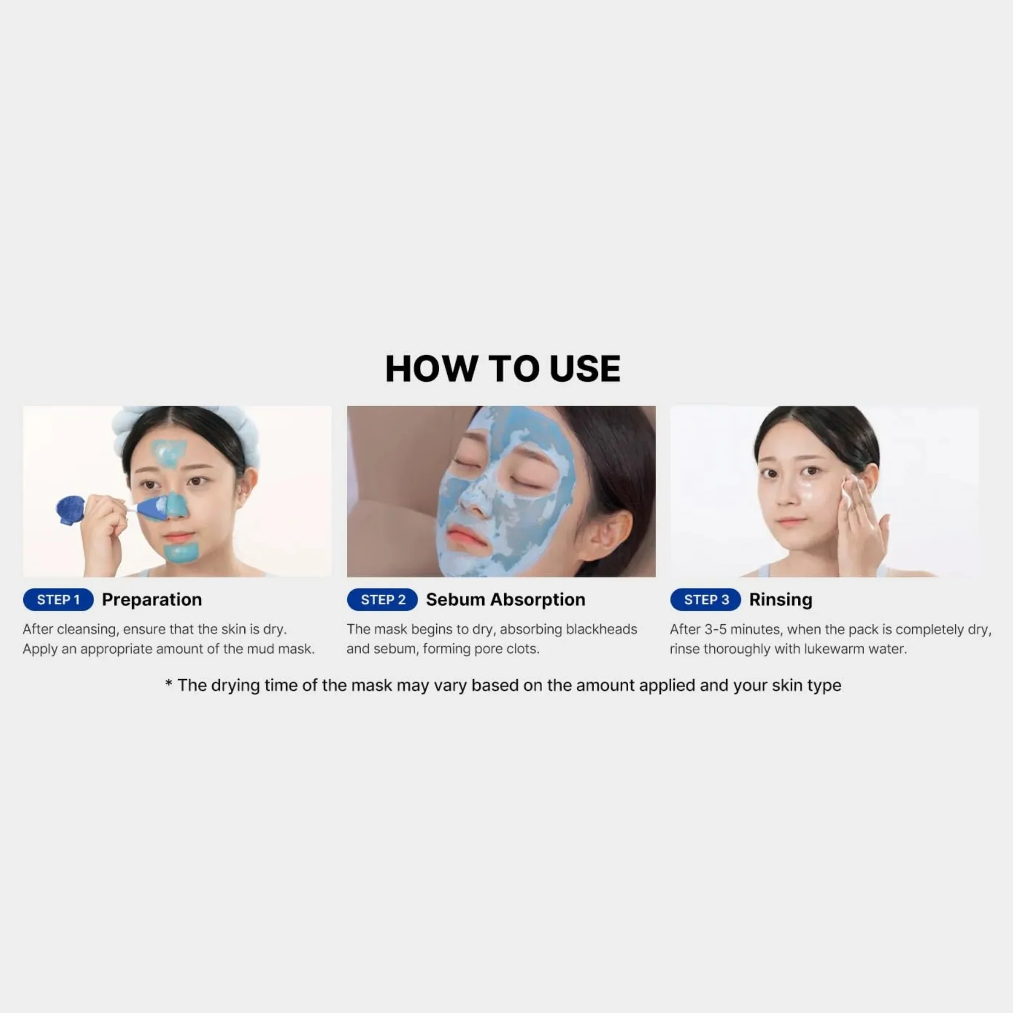 MEDICUBE Zero Pore Blackhead Mud Mask 100g - Image 4