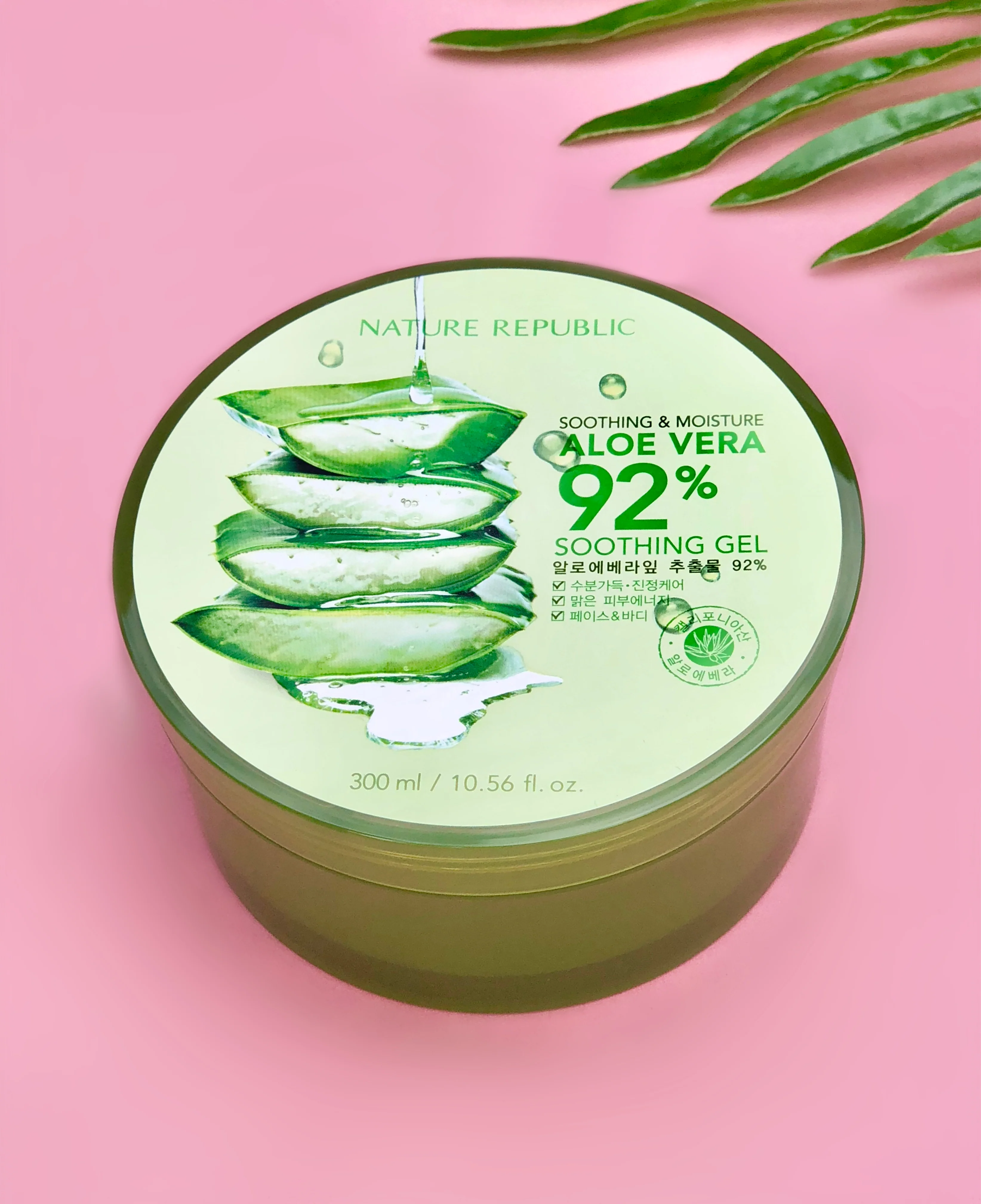 NATURE REPUBLIC 92% Aloe Vera Gel Tub 300ml