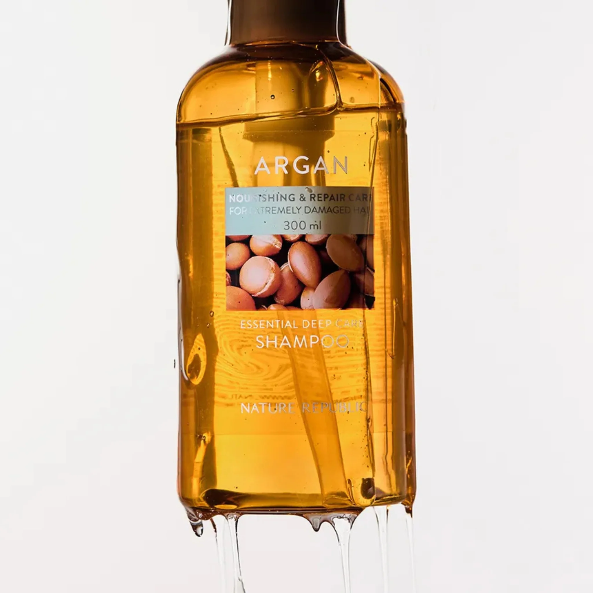 NATURE REPUBLIC Argan Essential Moisture Repairing Shampoo 300ml - Image 2