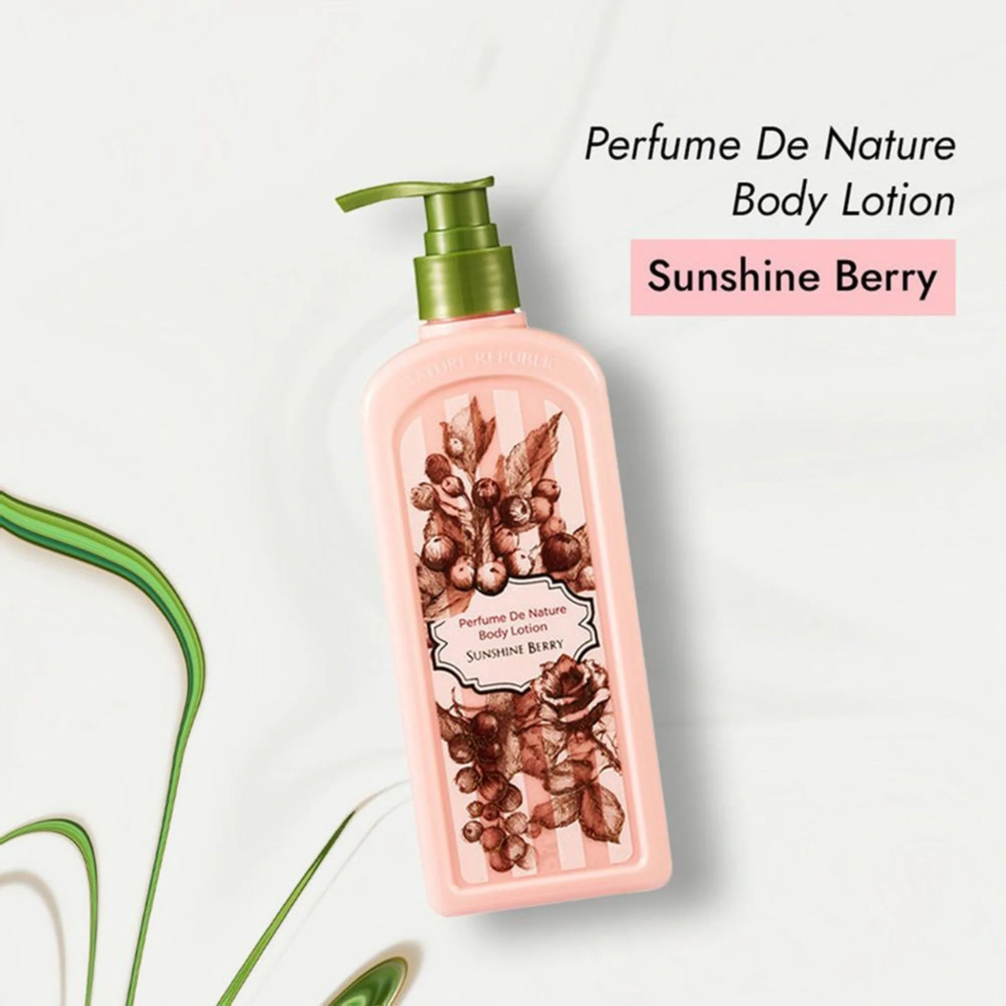 NATURE REPUBLIC Perfume De Nature Body Lotion Sunshine Berry 345ml - Image 2