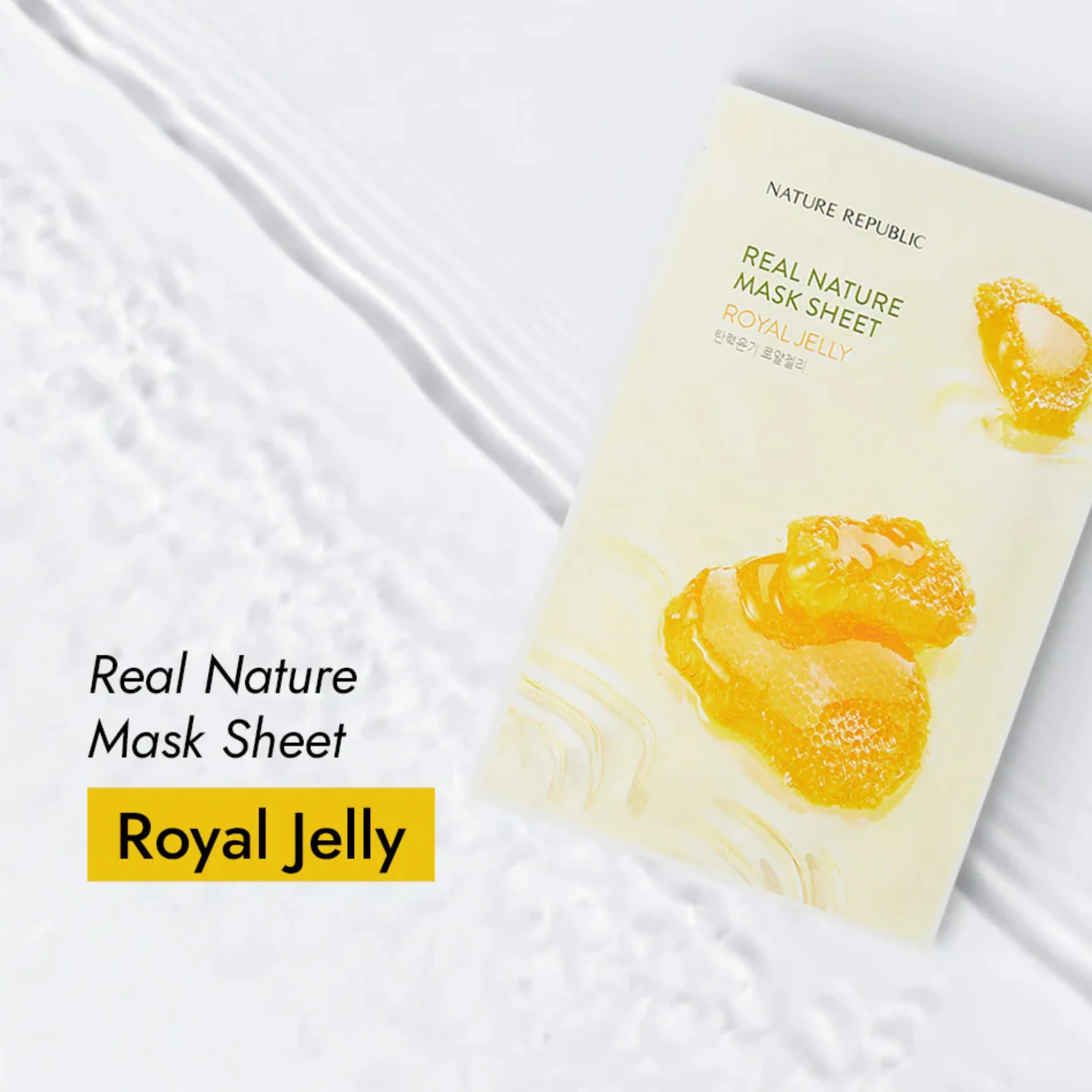 NATURE REPUBLIC Real Nature Mask Sheet Royal Jelly - Image 3