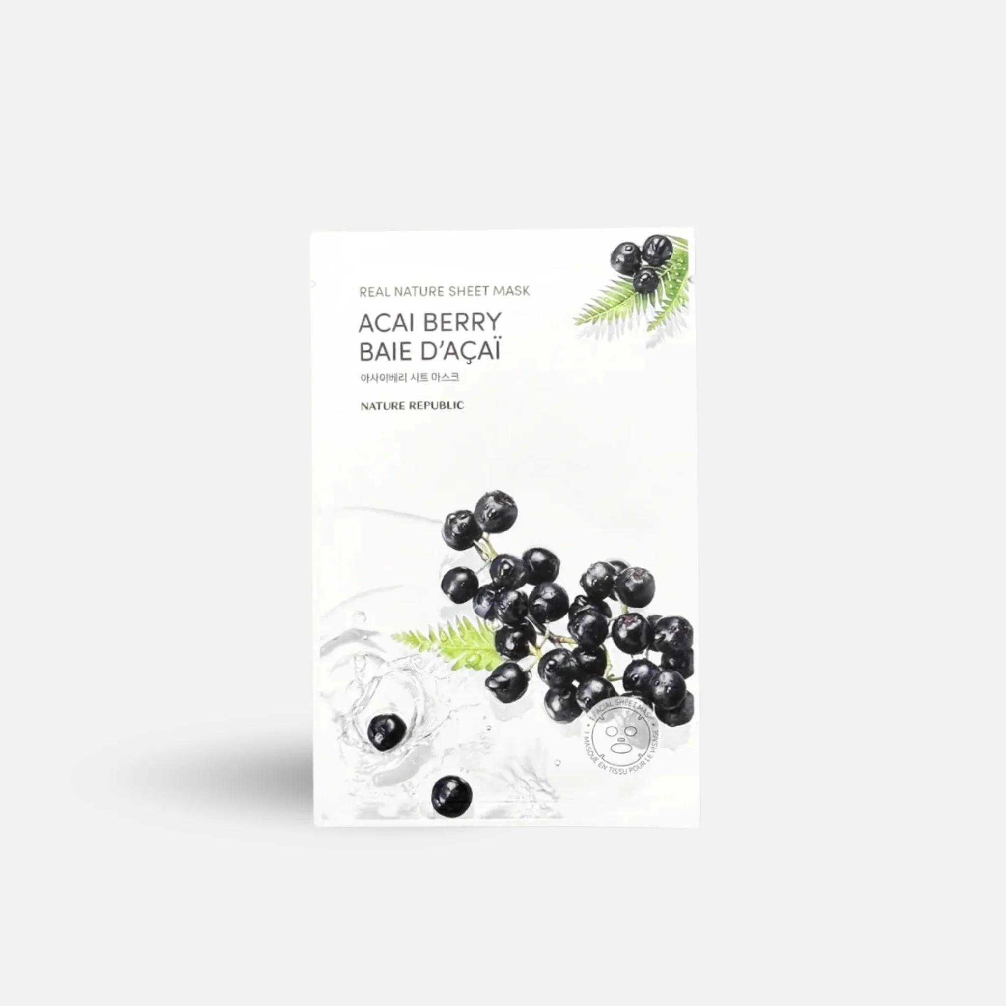 NATURE REPUBLIC Real Nature Sheet Mask Acai Berry 23ml
