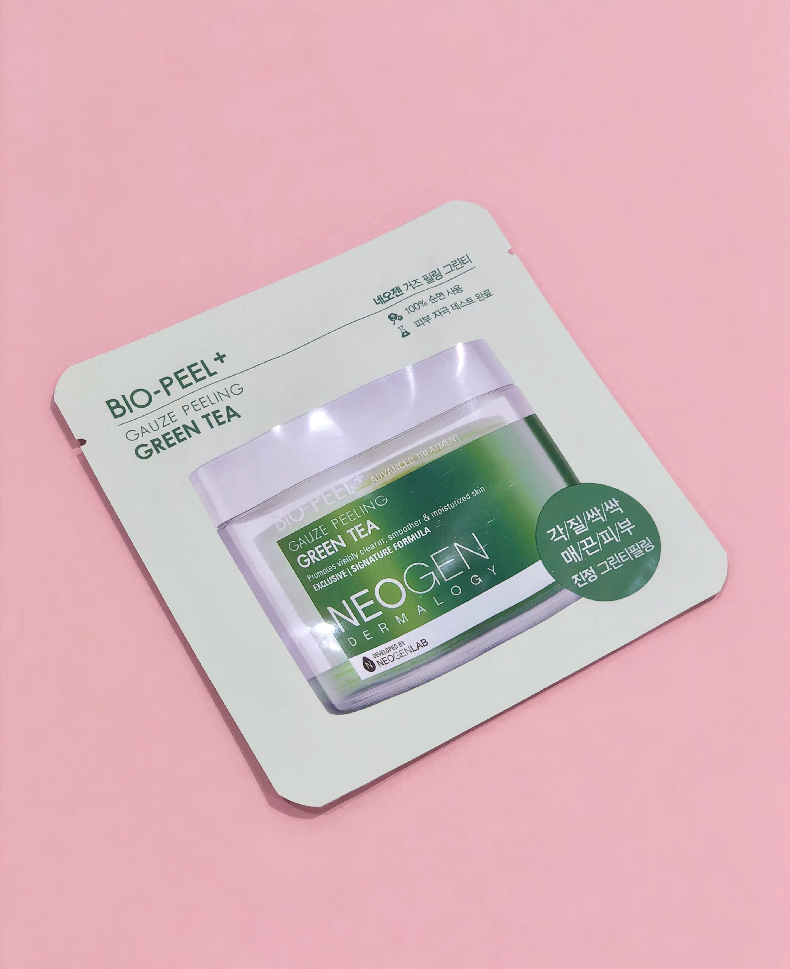 NEOGEN Bio-Peel Gauze Peeling Green Tea Pad 1 Pack - Image 2