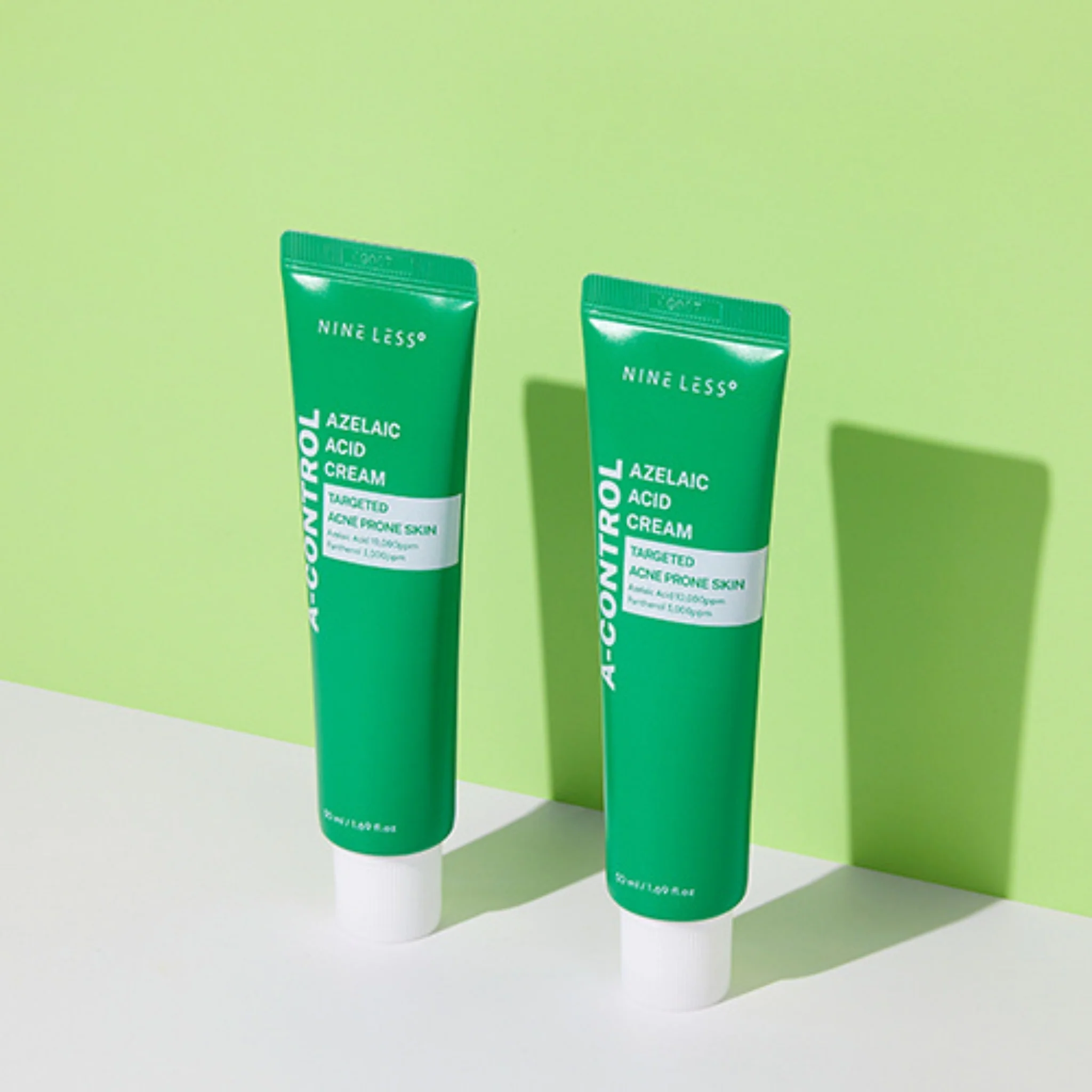NINE LESS A-Control 10% Azelaic Acid Cream 50ml / 15ml - Image 4