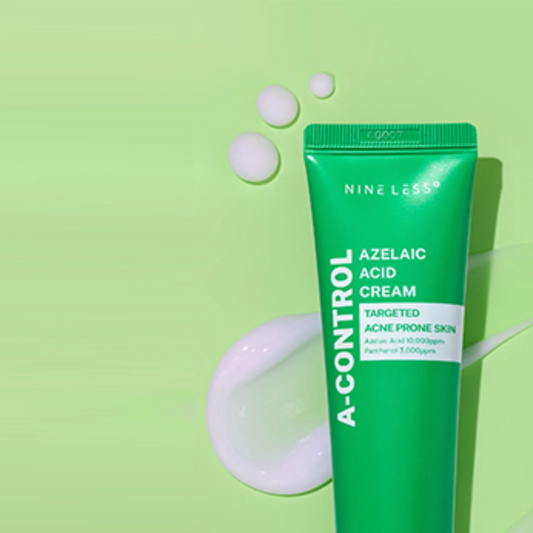 NINE LESS A-Control Azelaic Acid Cream Trial Sachet 2ml - Image 2