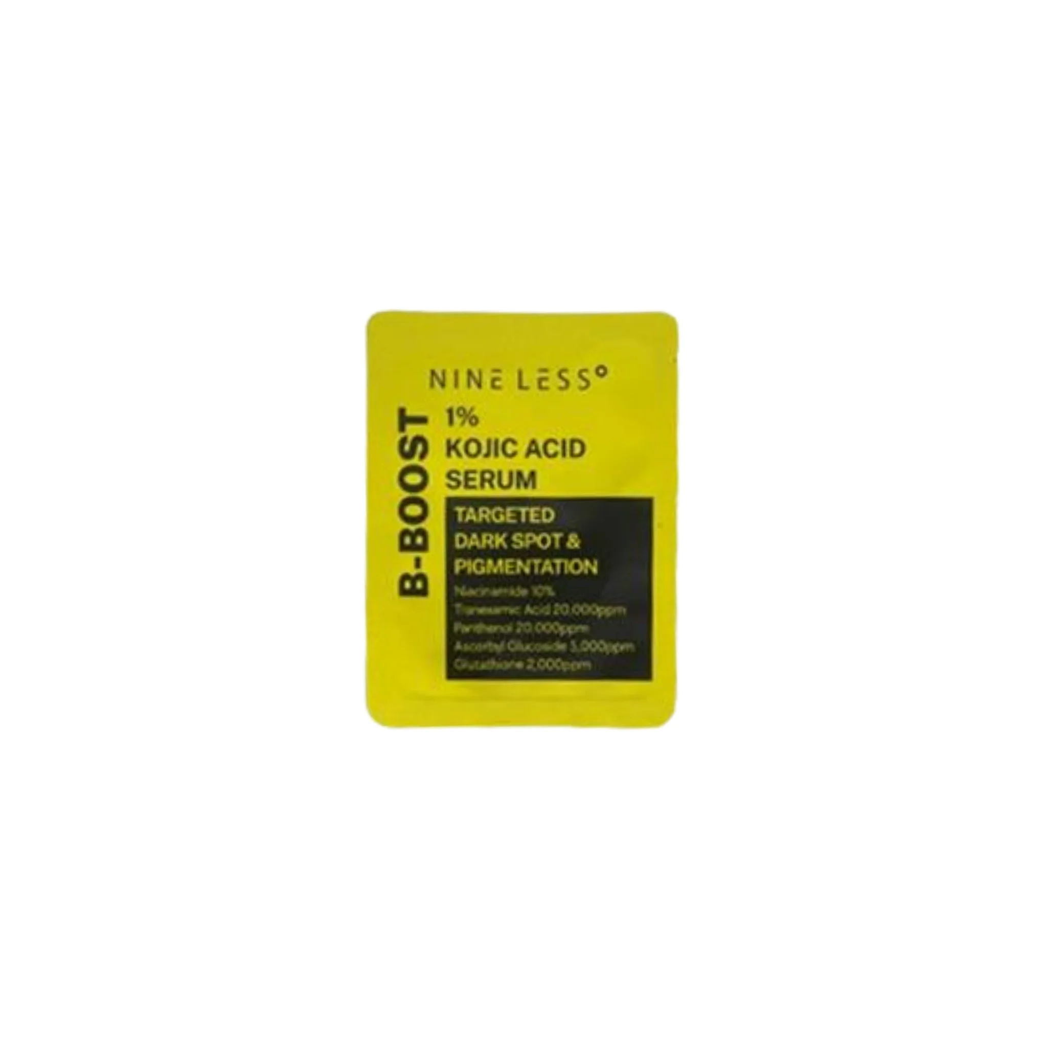 NINE LESS B-Boost 1% Kojic Acid Serum Trial Sachet 2ml - Image 2