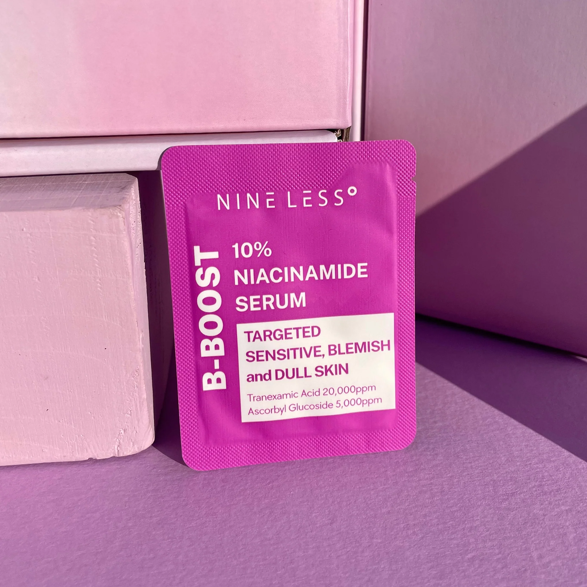 NINE LESS B-Boost 10% Niacinamide Serum Trial Sachet 2ml - Image 2