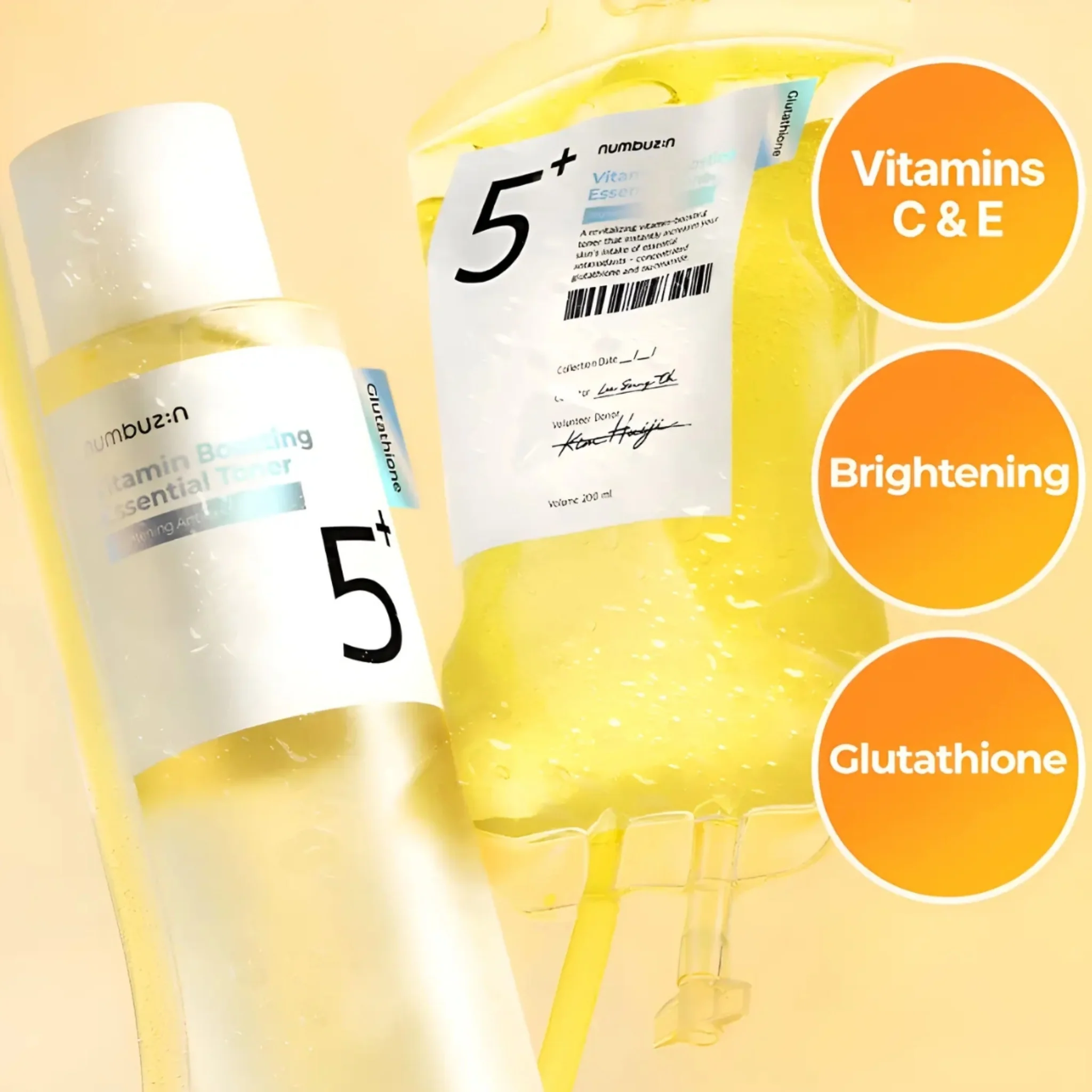 NUMBUZIN No.5+ Vitamin Boosting Essence Toner 200ml - Image 4